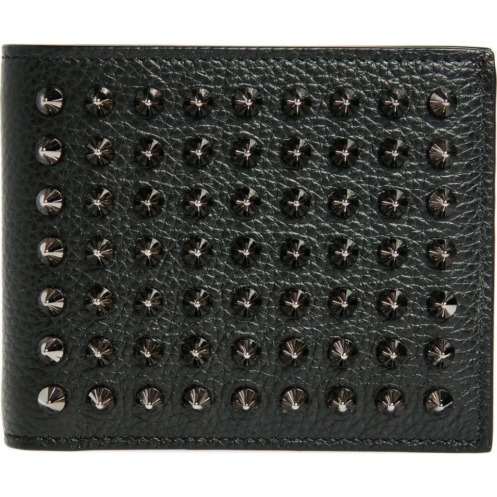 Christian Louboutin Funky Studded Leather Bifold Wallet in