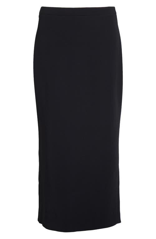 スカート GIVENCHY BLACK MIDI SKIRT WITH PLEATS ON THE BACK Givenchy Long Pleated Skirt in Black | Lyst