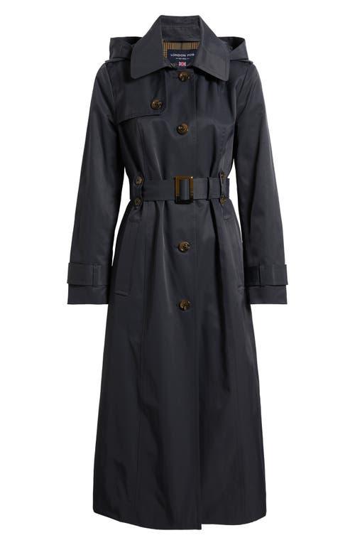 Maxi Trench London Fog Womens Long Raincoat With Hood London Fog