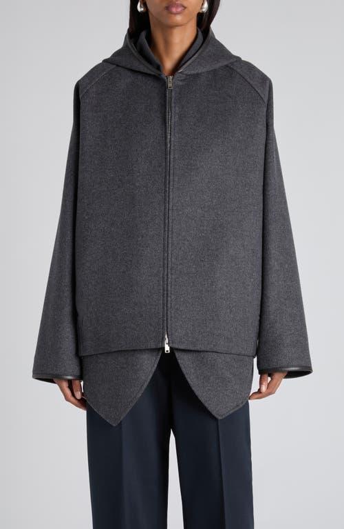 ジャケット BOTTEGA VENETA Dark grey wool jacket (834986V4CB0 1307) Bottega Veneta Grey wool hooded jacket | TheDoubleF