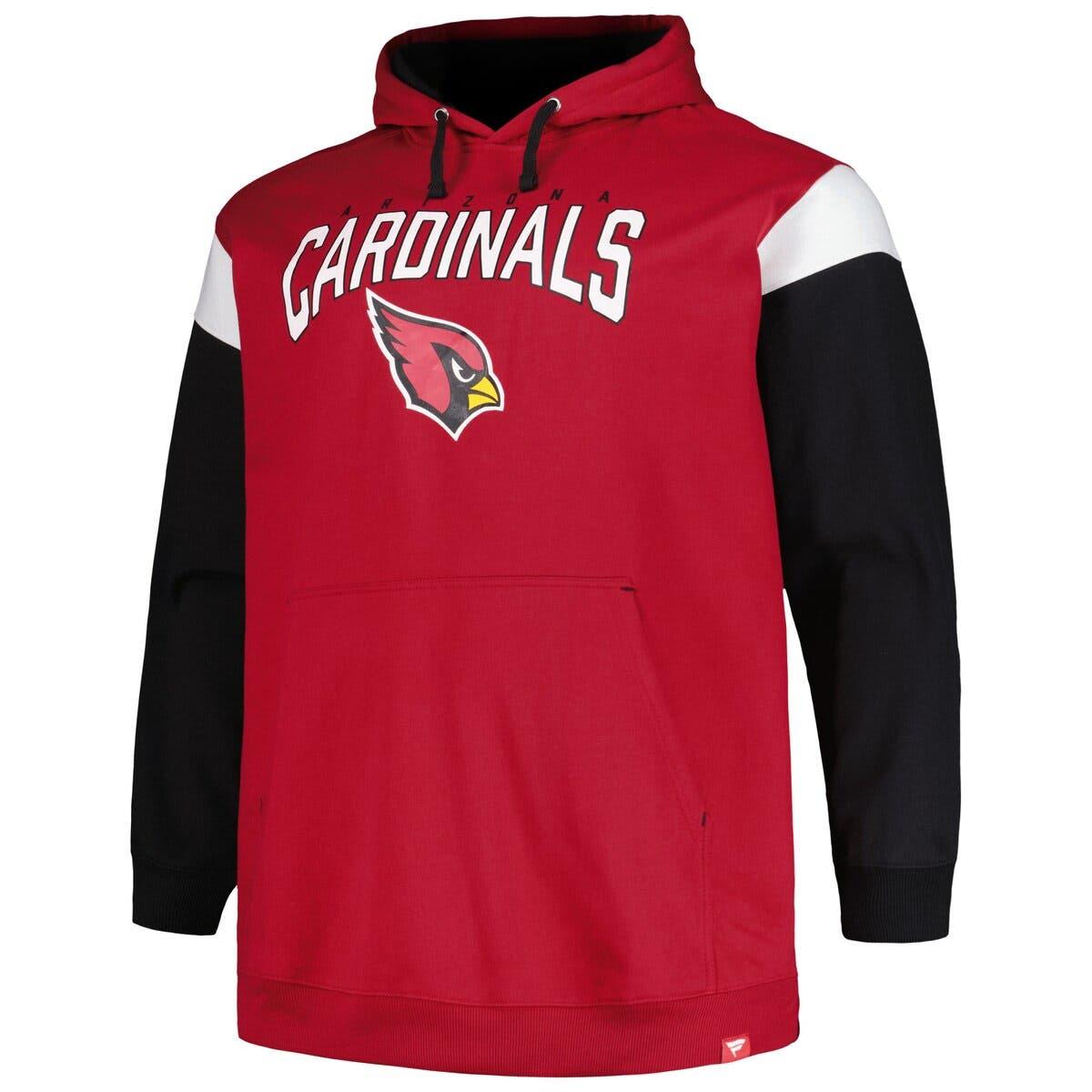 PROFILE Men's Profile Red St. Louis Cardinals Big & Tall Contrast Short  Sleeve Pullover Hoodie