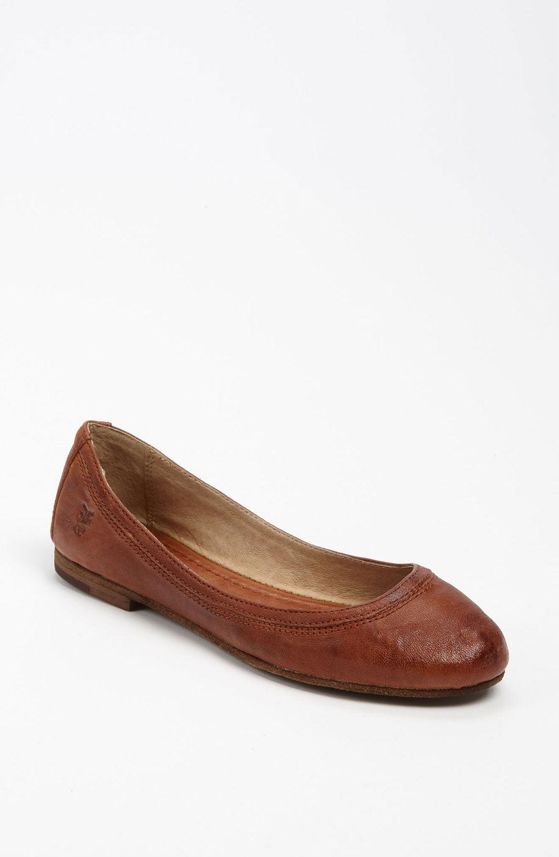 frye carson ballet cognac
