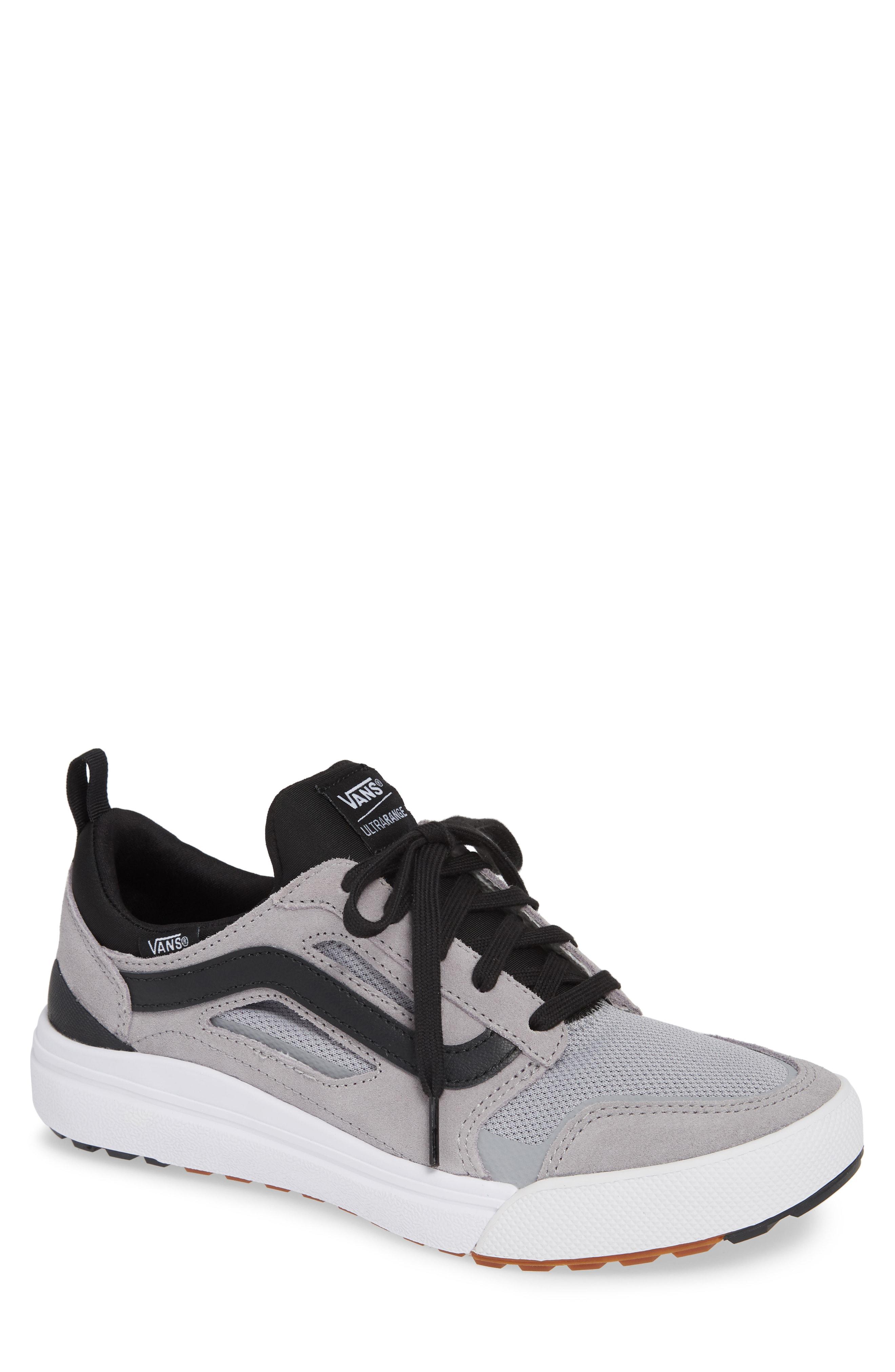 vans ultrarange 3d grey alloy and white shoes