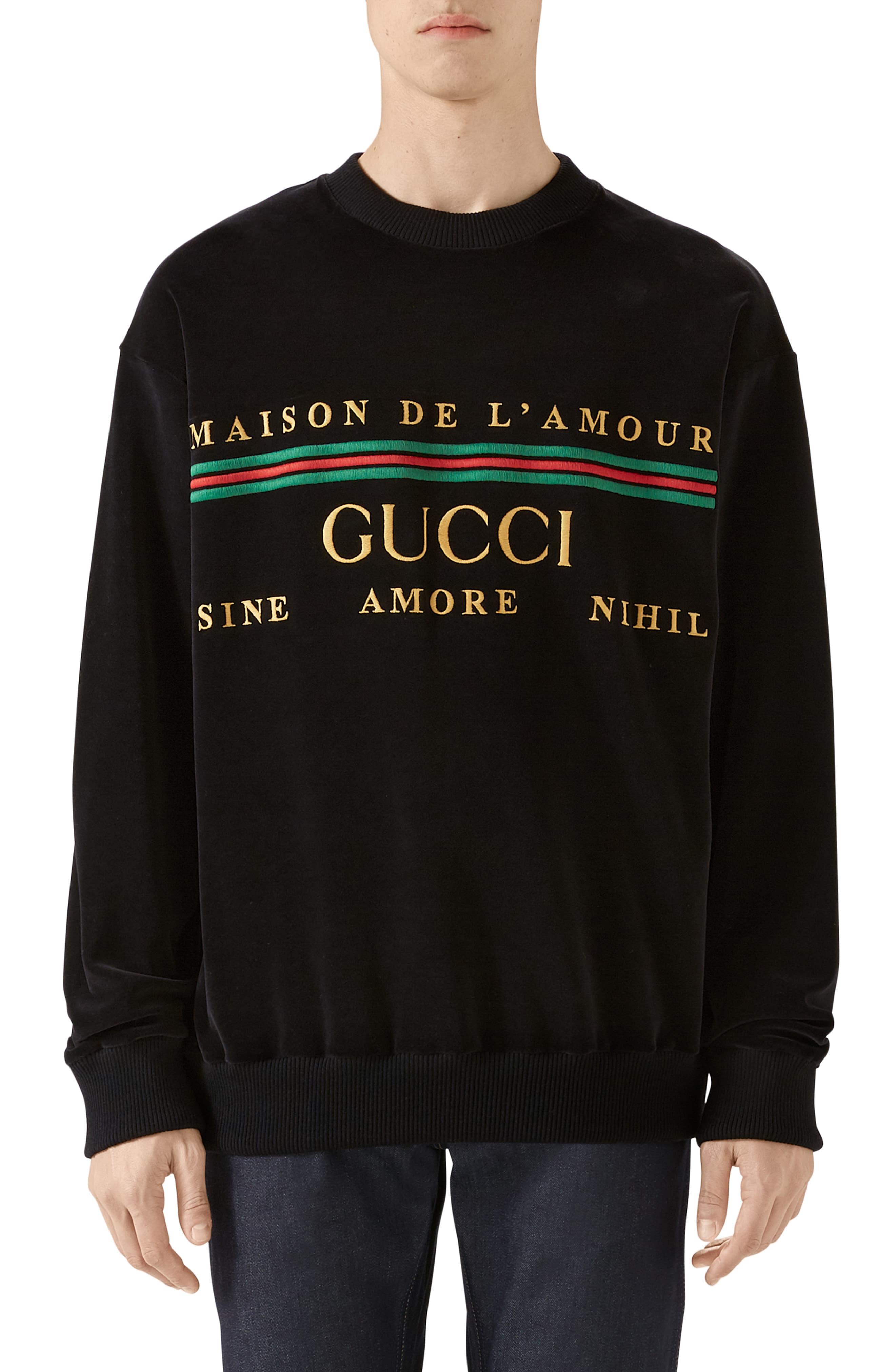 gucci hoodie embroidered