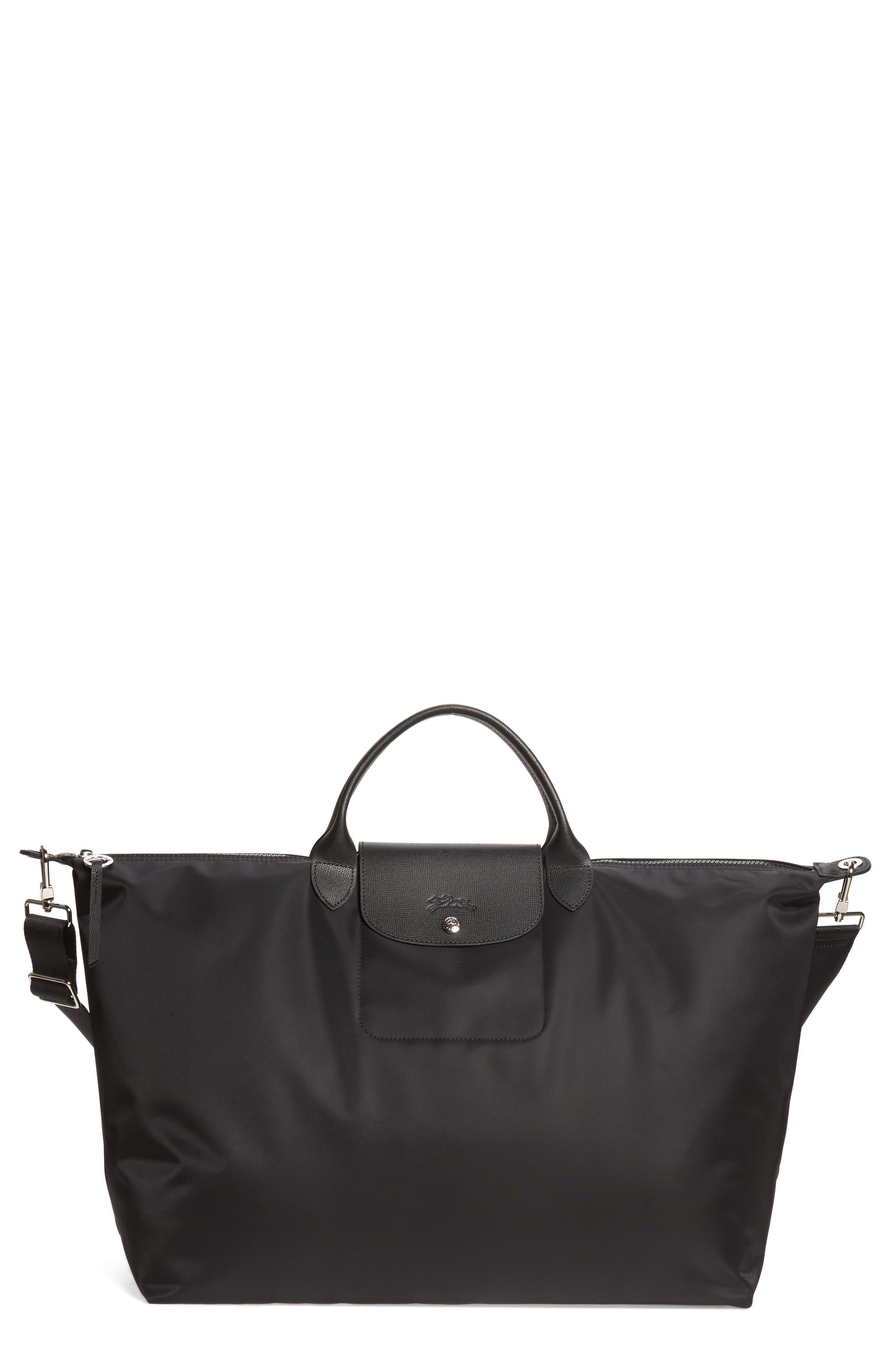 Longchamp Le Pliage Neo 18-inch Nylon Travel Bag in Black