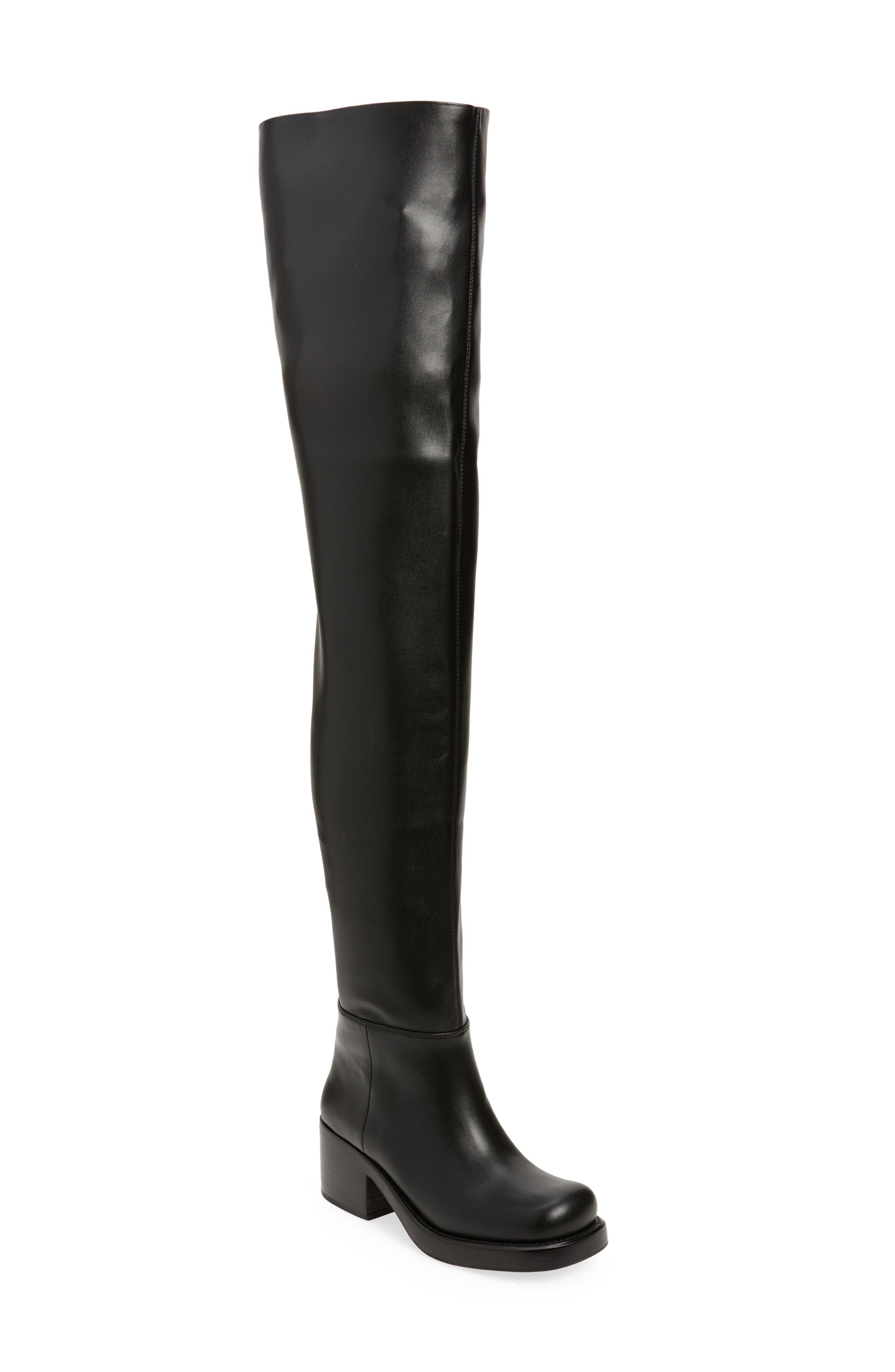 Jeffrey campbell top thigh high boots