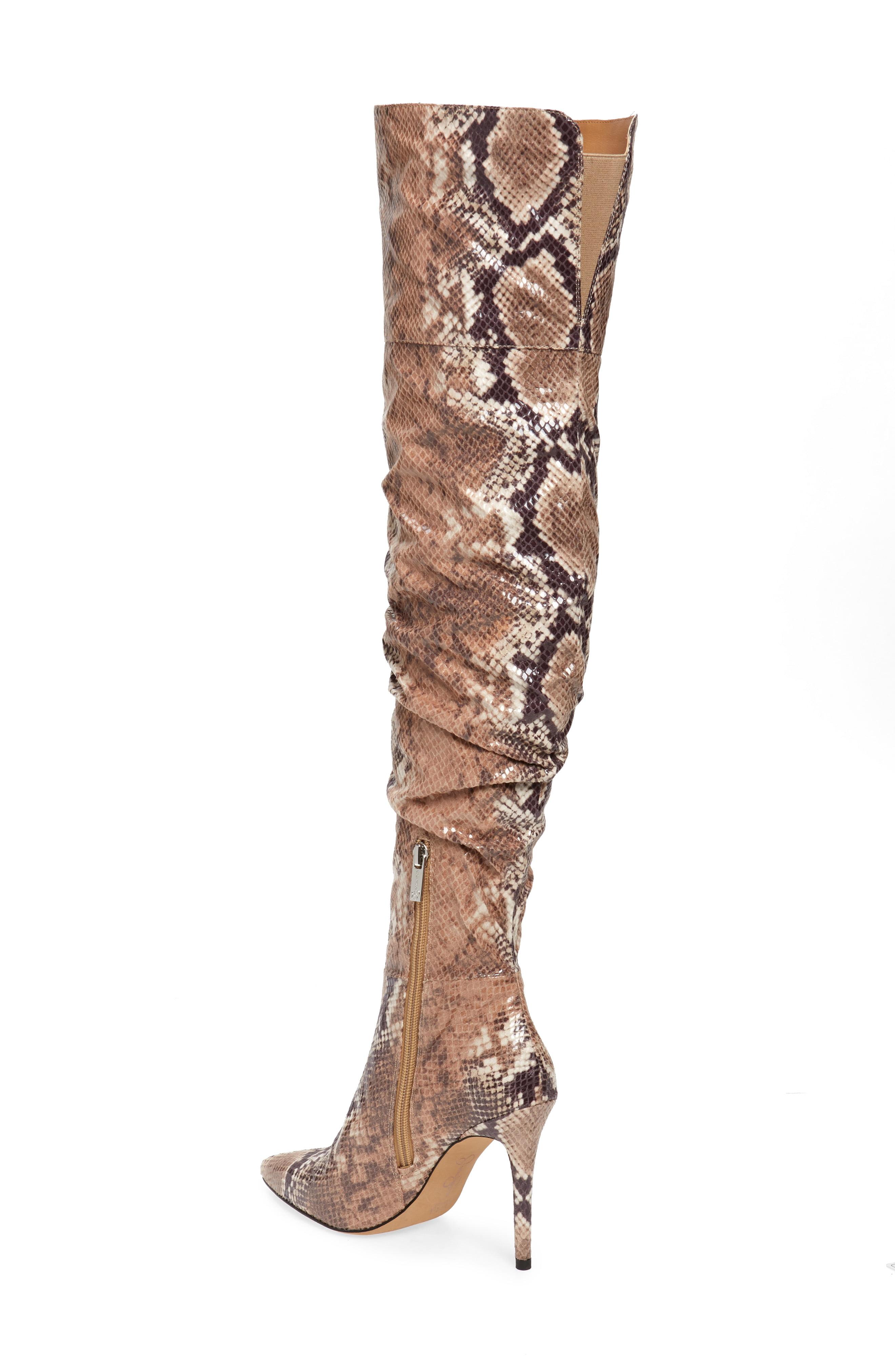 lyrelle pointy toe slouchy knee high boot jessica simpson