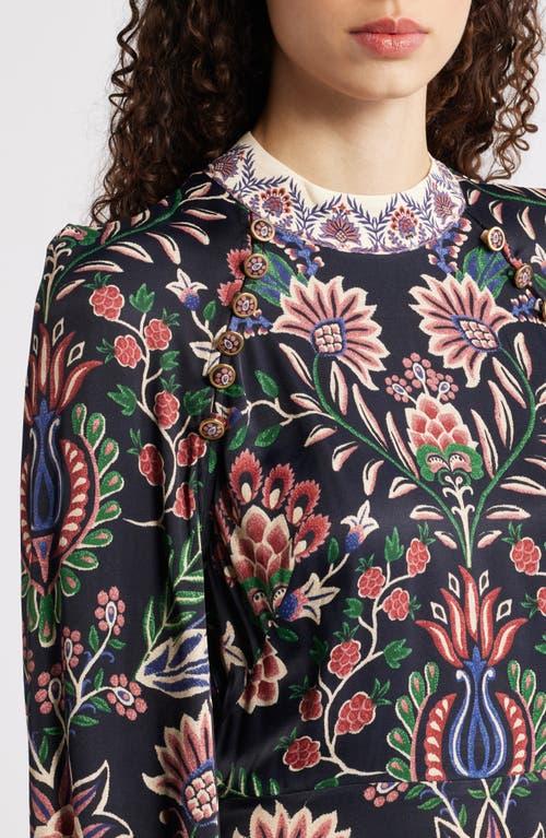 farm rio marvelous garden black mini dress FARM Rio Marvelous Garden Minidress in Black