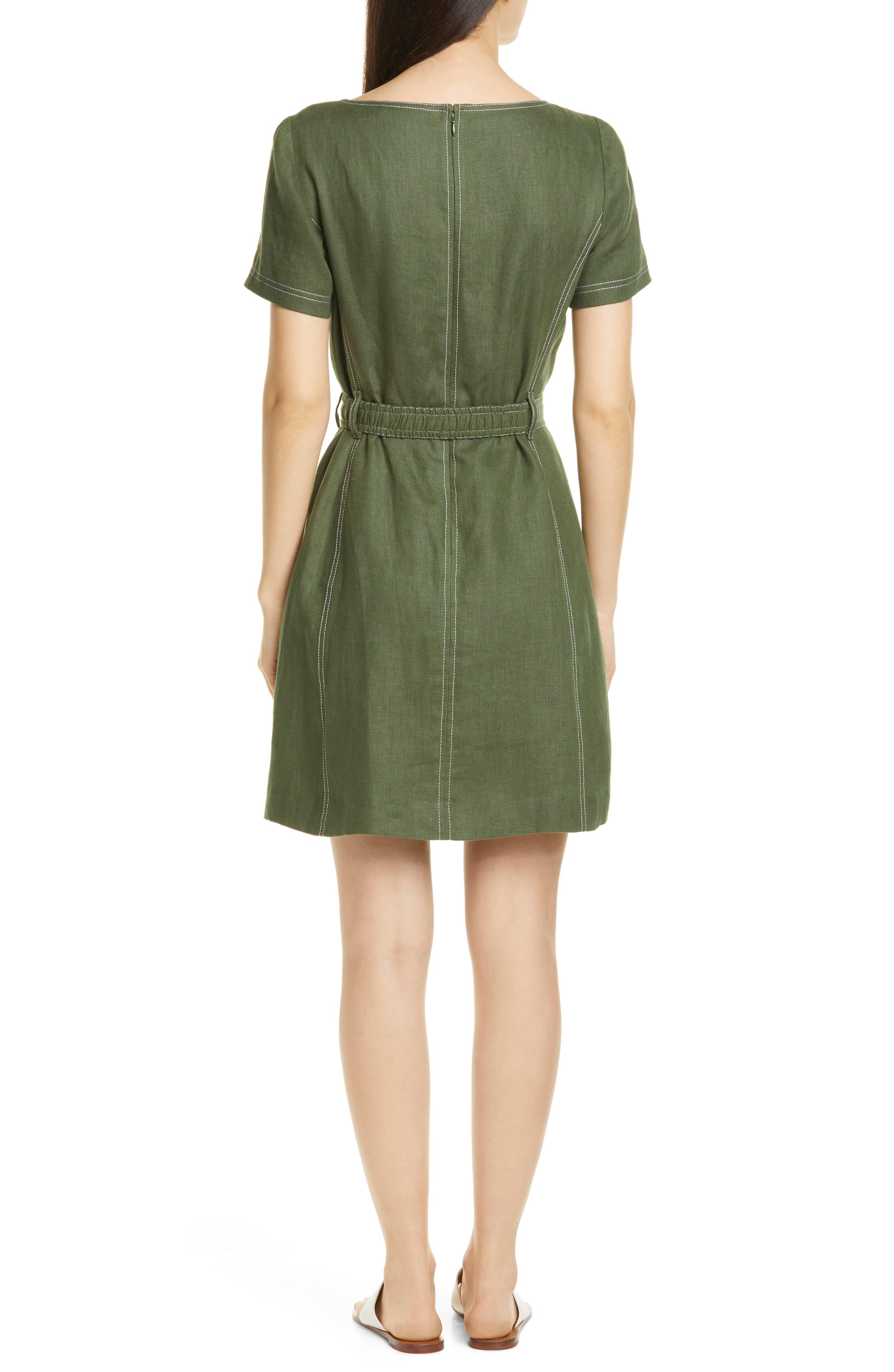 Tory burch linen shift dress cheap