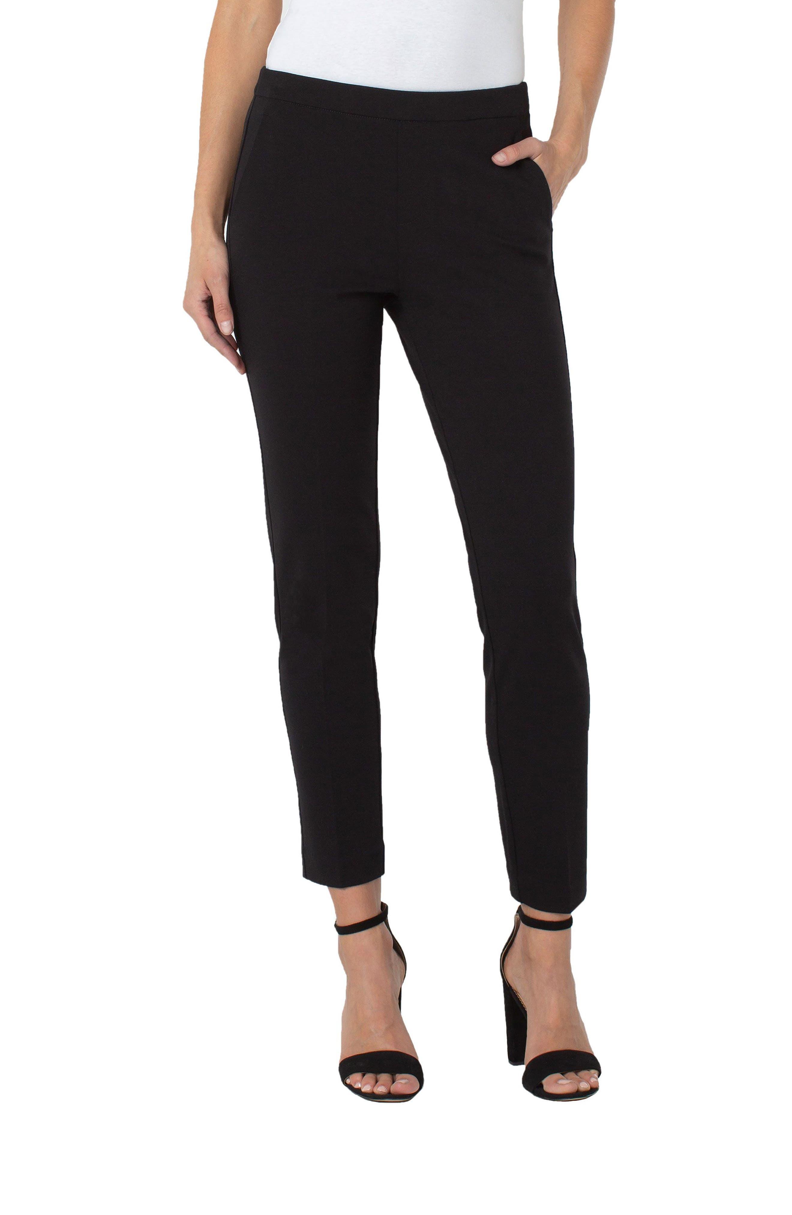 Liverpool Jeans Company Kayla Pull-on Trousers in Black | Lyst