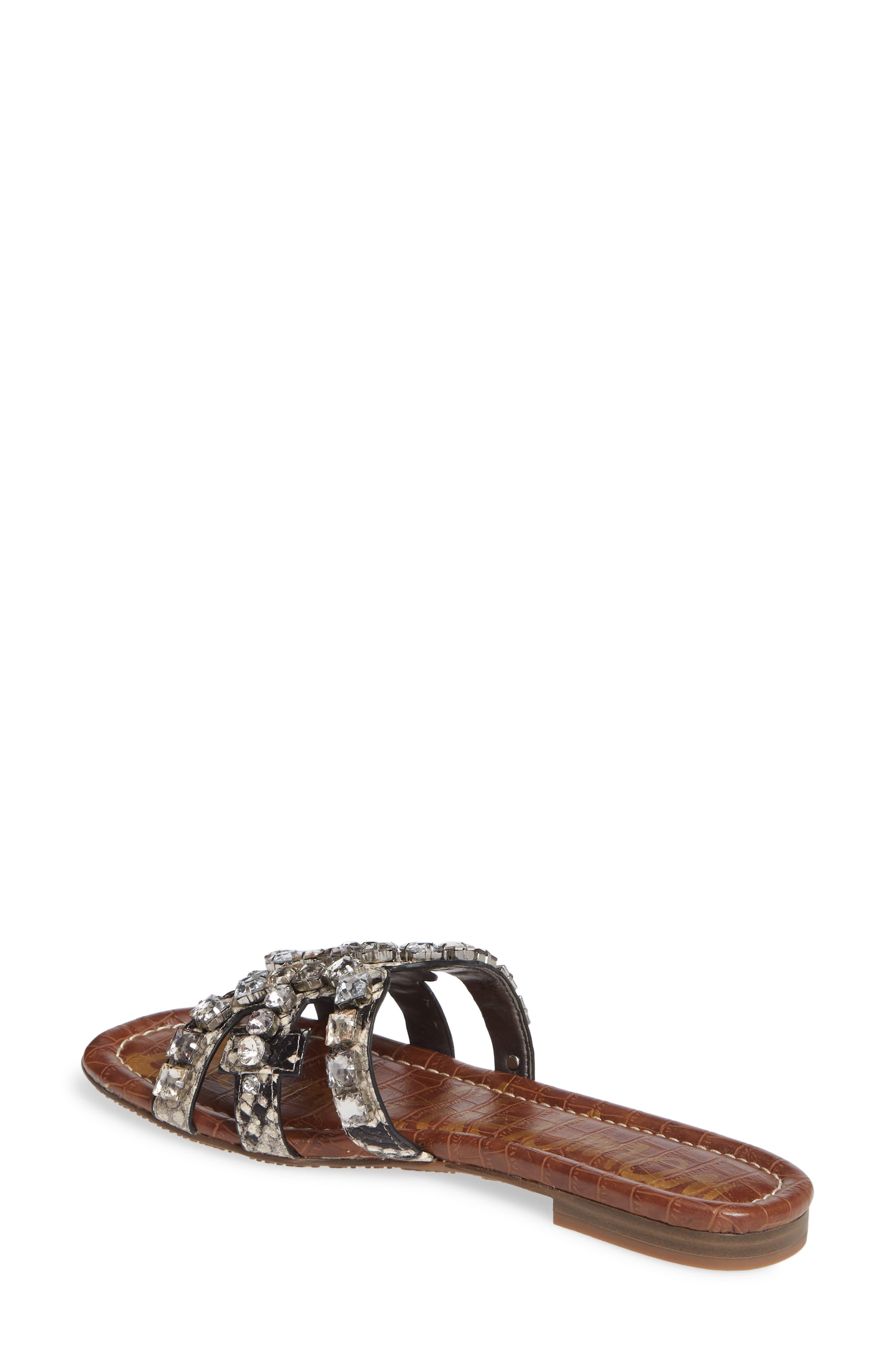 bay 2 embellished slide sandal