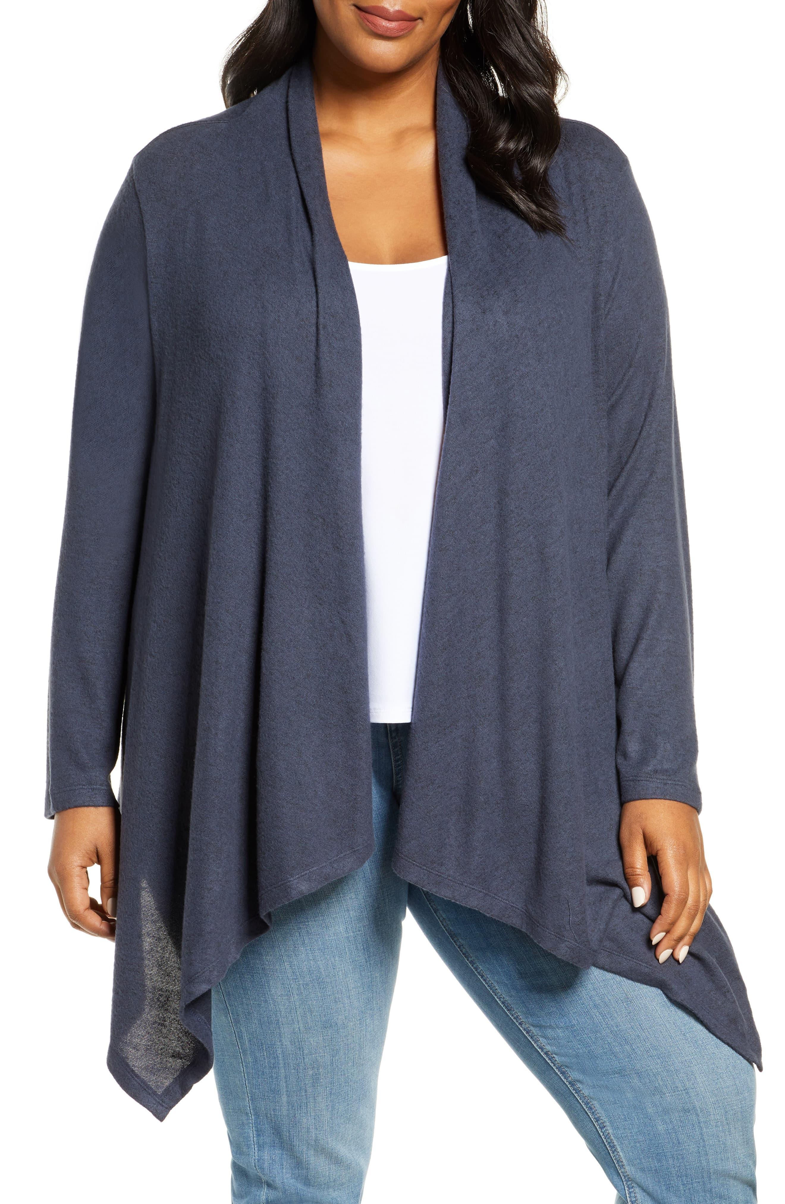 bobeau waterfall cardigan