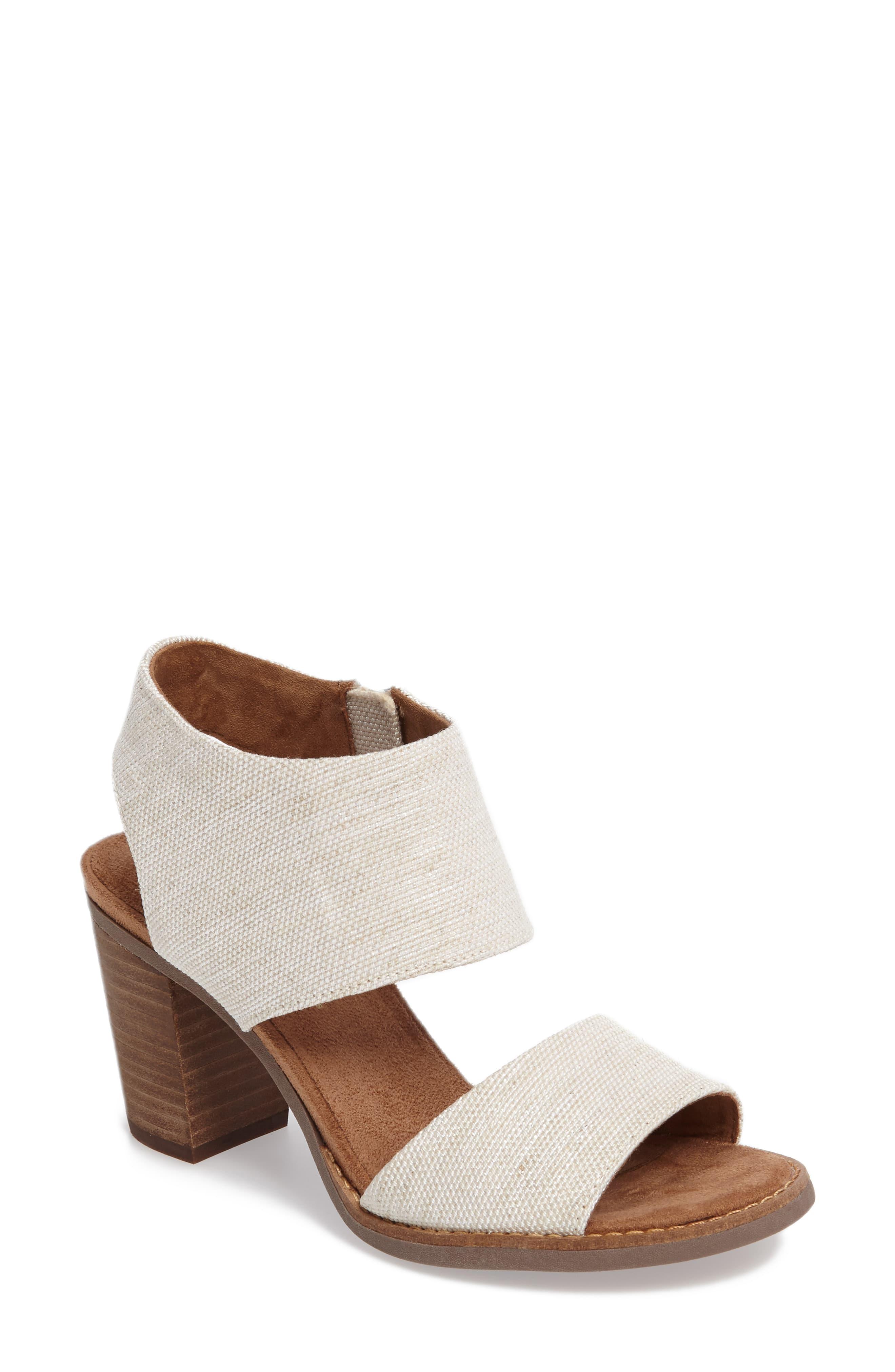 toms majorca cutout sandal natural