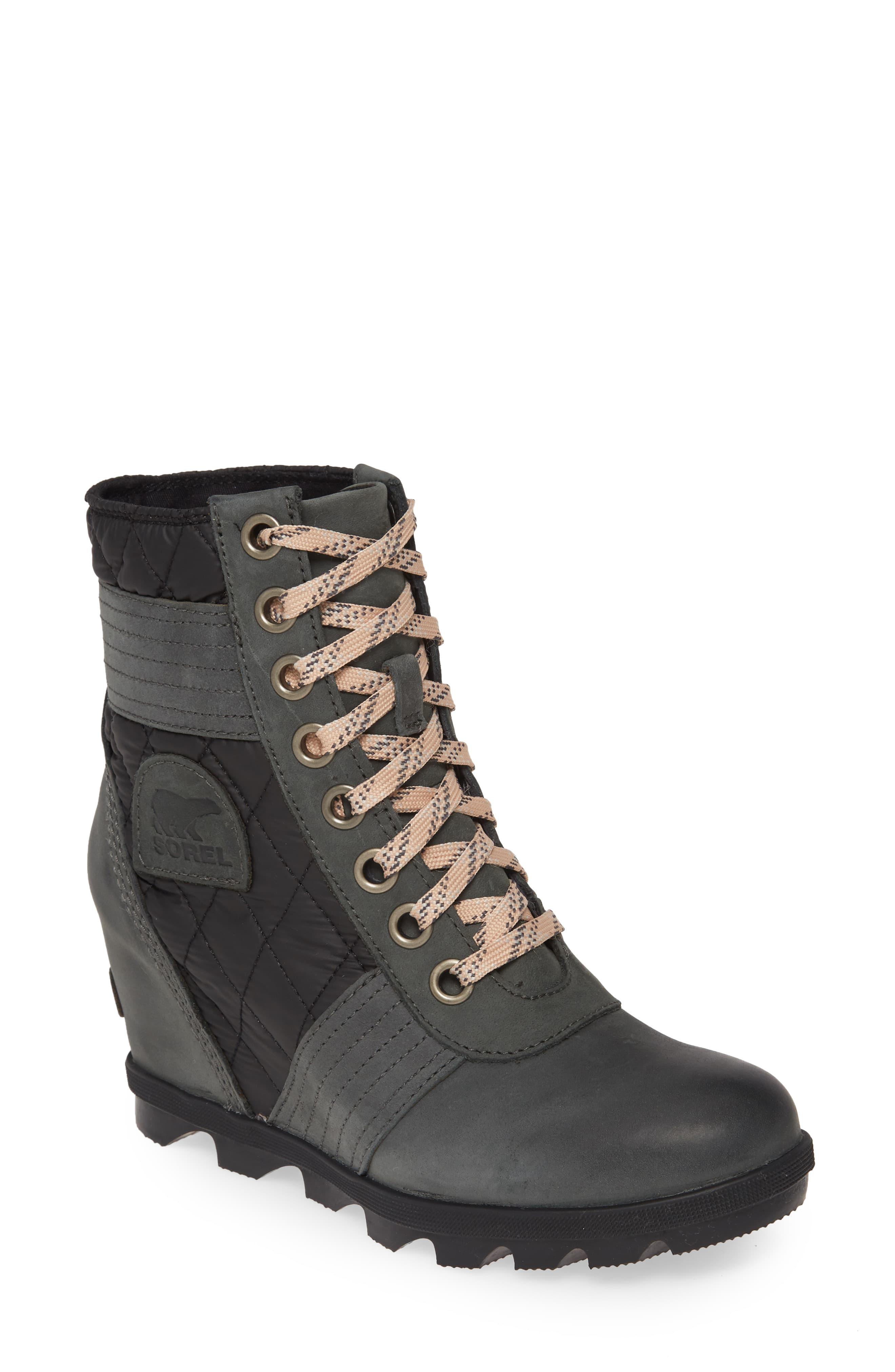 black sorel lexie wedge