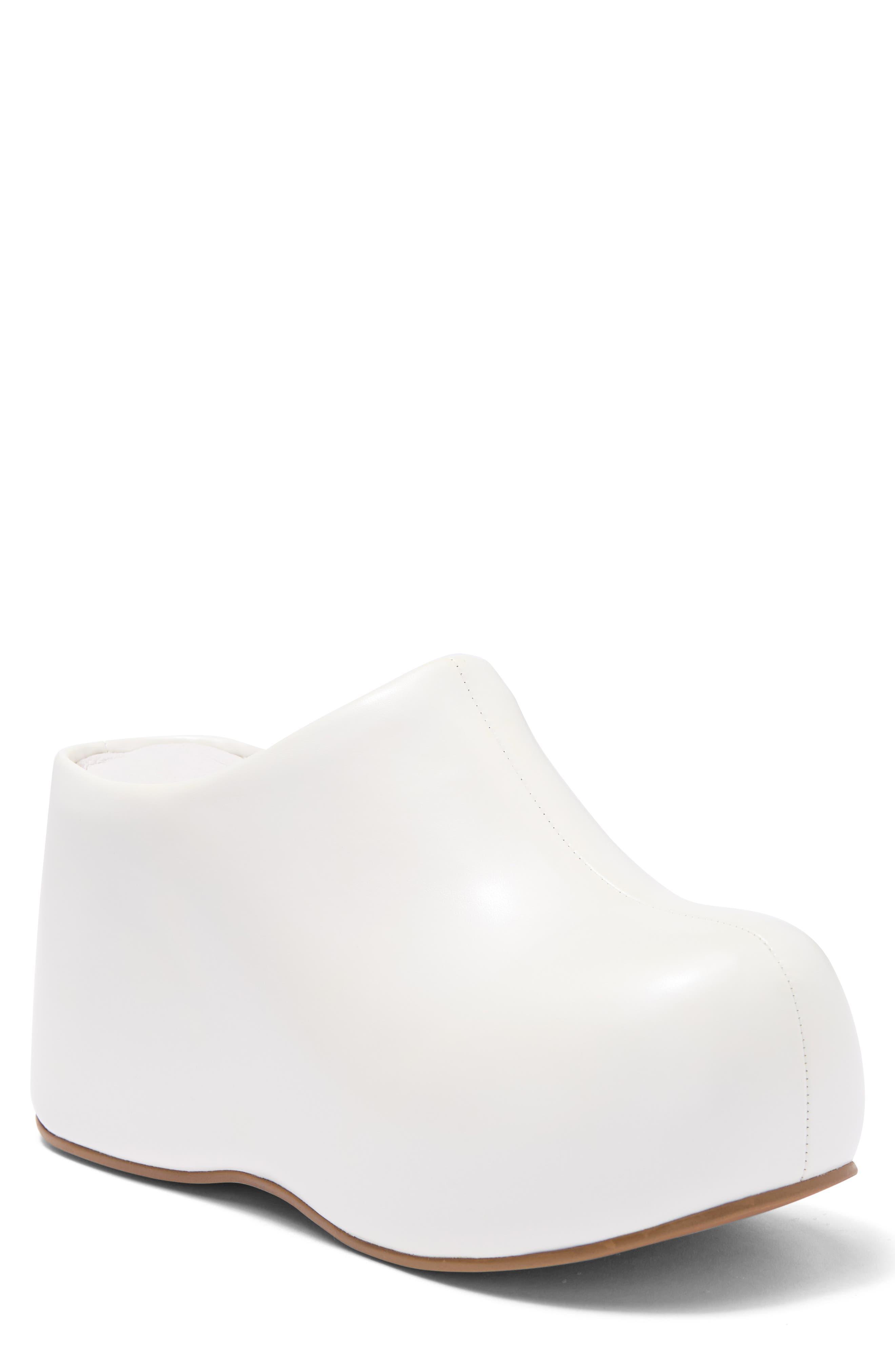 Jeffrey Campbell cloggin Platform Clog in White | Lyst