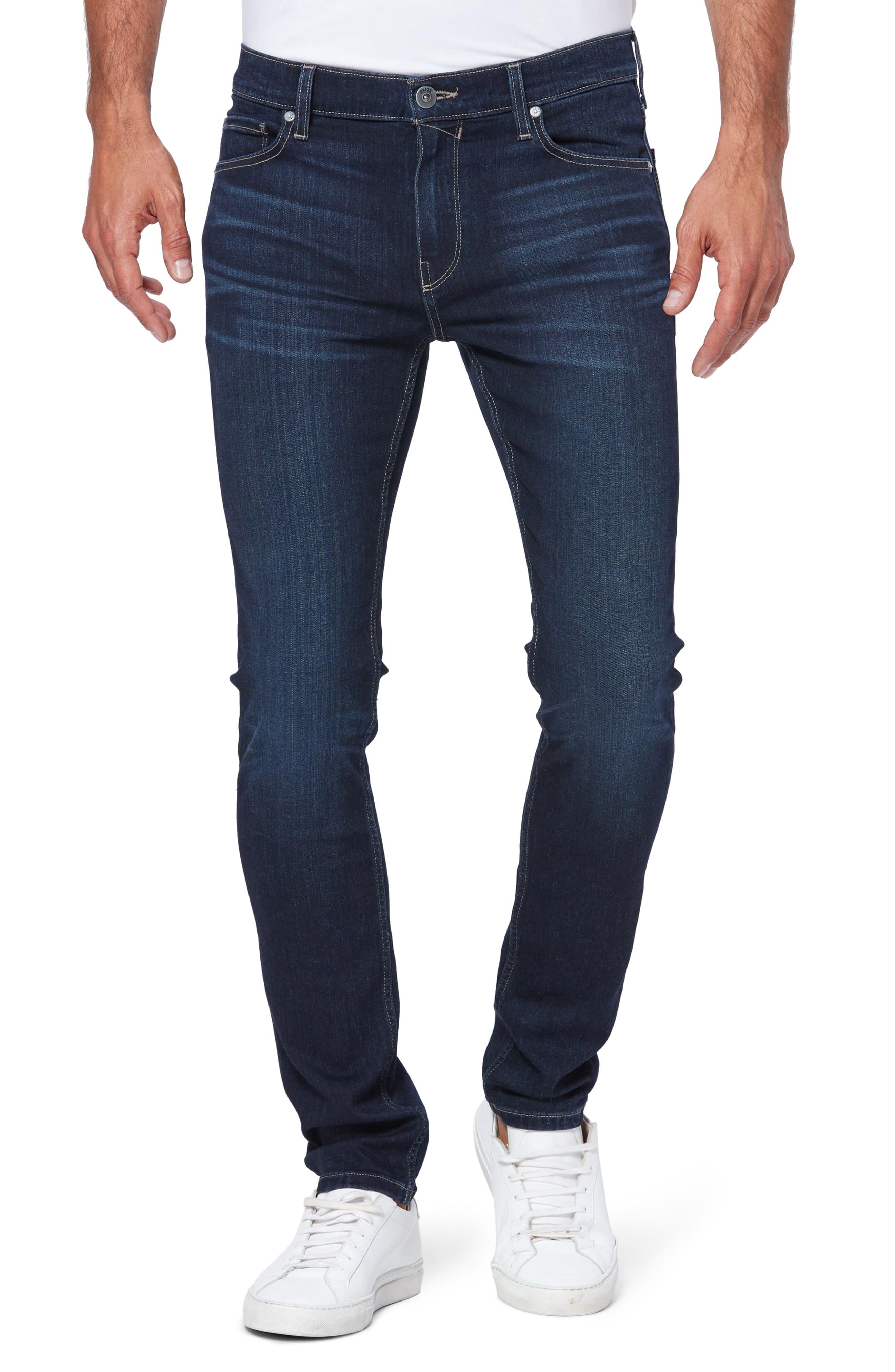 PAIGE Denim Transcend Croft Skinny Fit Jeans in Blue for Men - Lyst