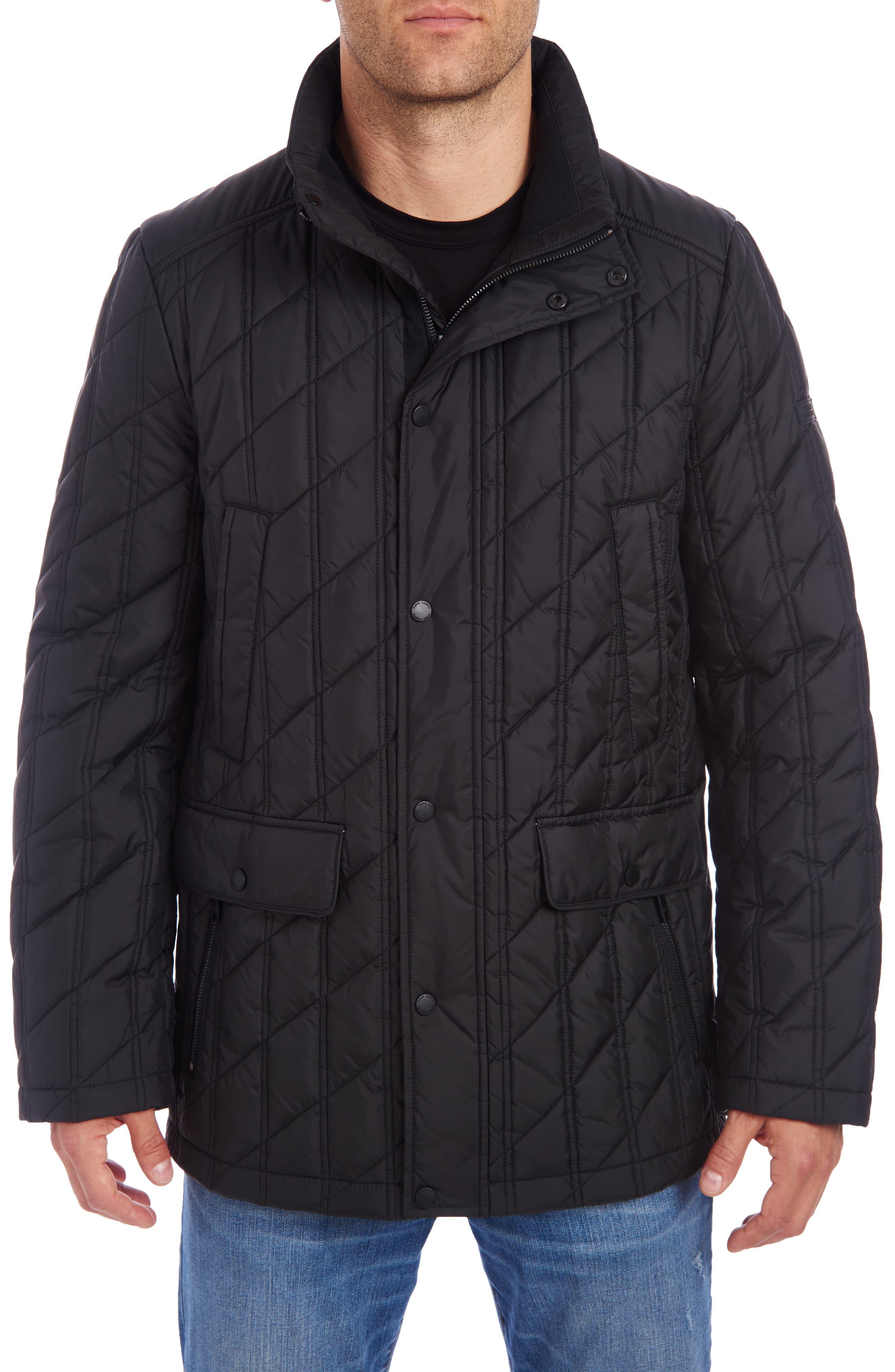 Vince Camuto Water Resistant Down & Feather Puffer Jacket in Black for ...