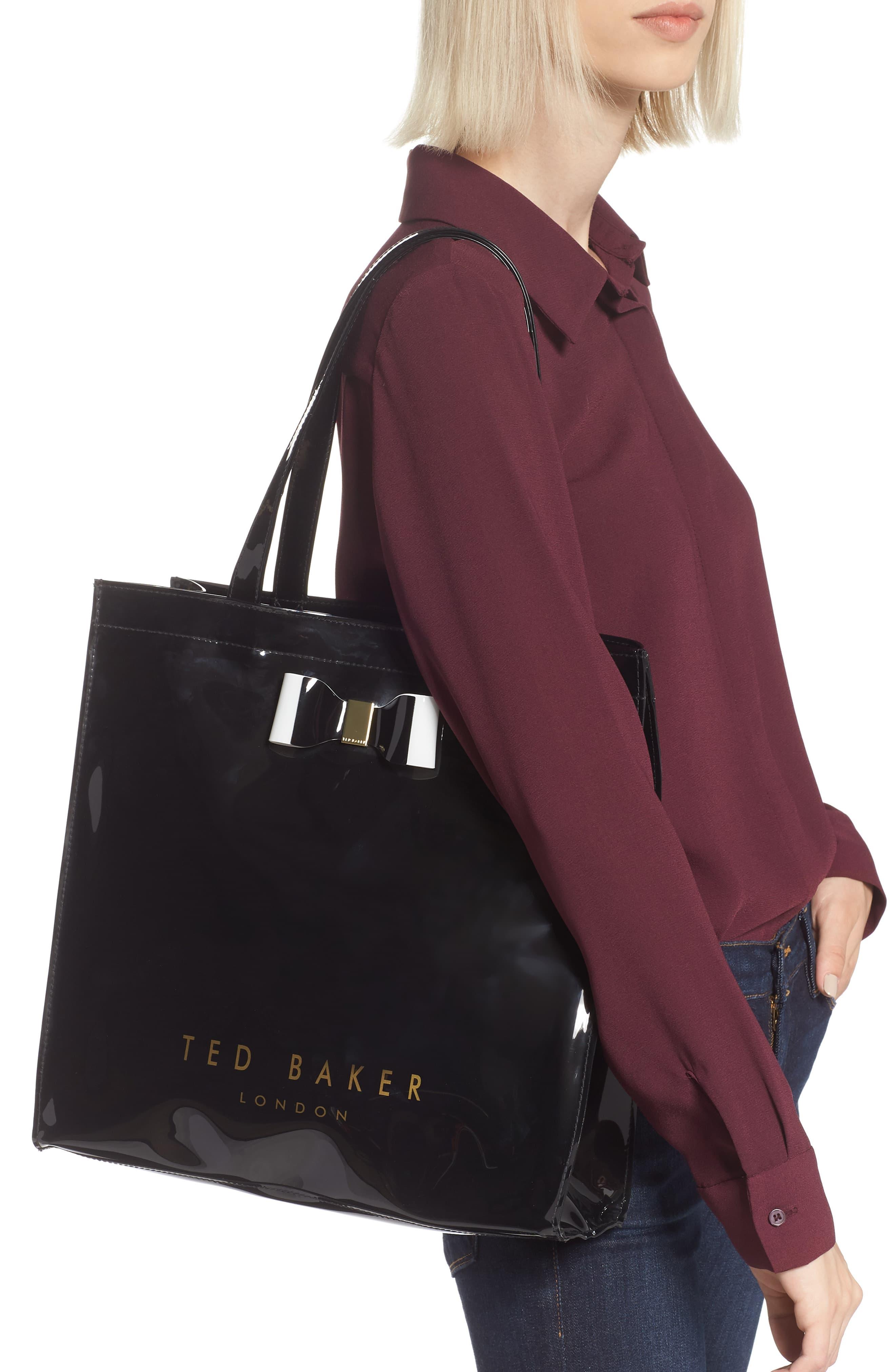Ted Baker Soft Large Icon Bag in Black | Lyst