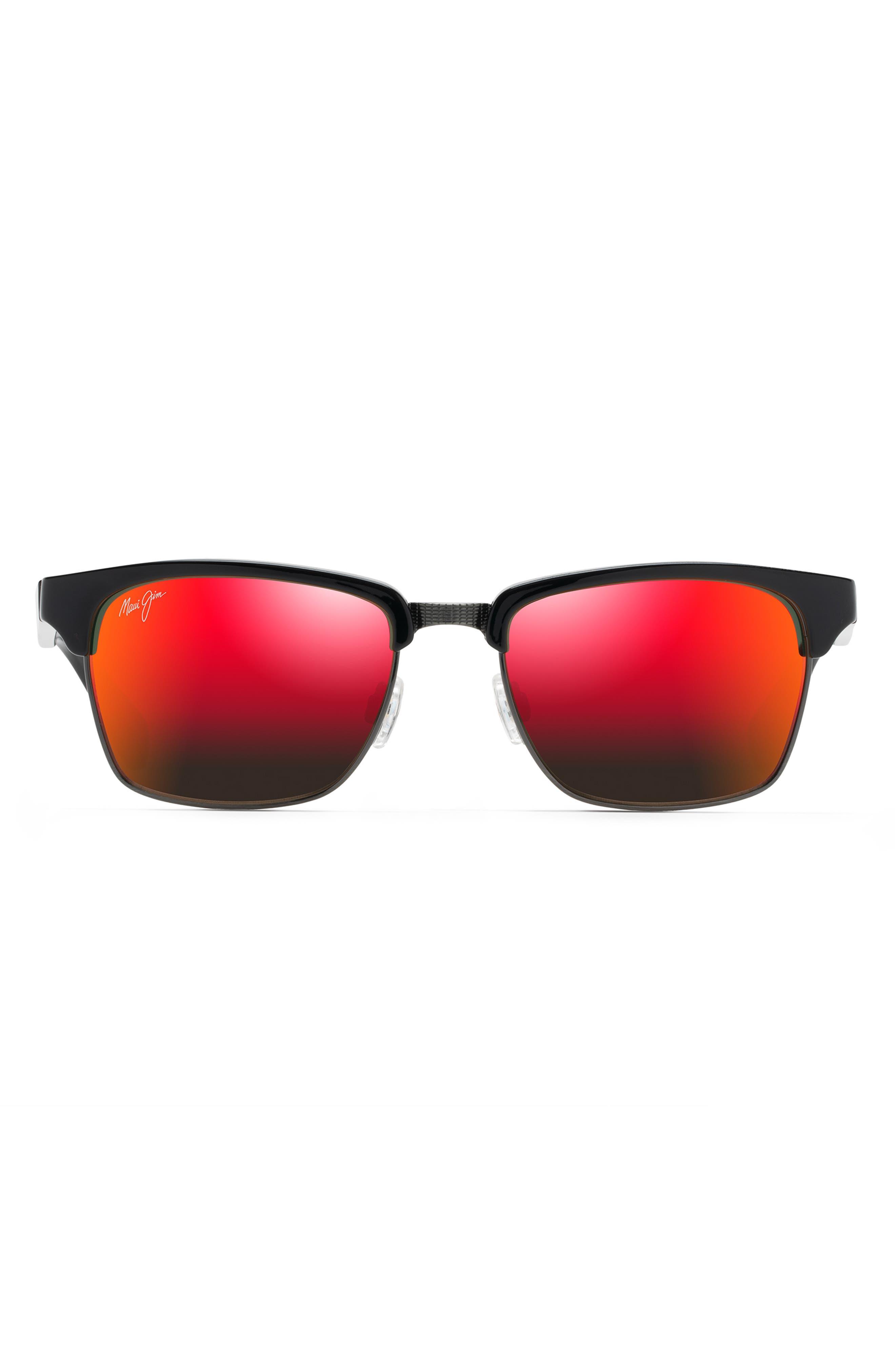 Maui Jim Kawika 54mm Polarized Square Sunglasses in Red for Men Lyst