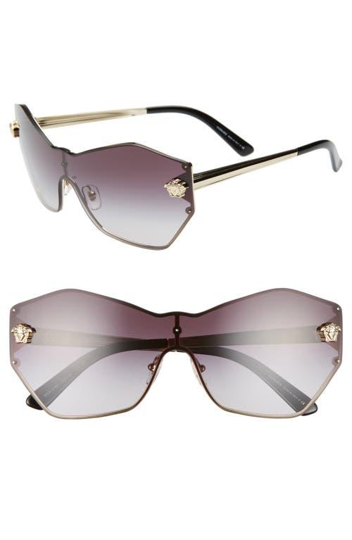 Versace Gradient Shield Sunglasses Lyst