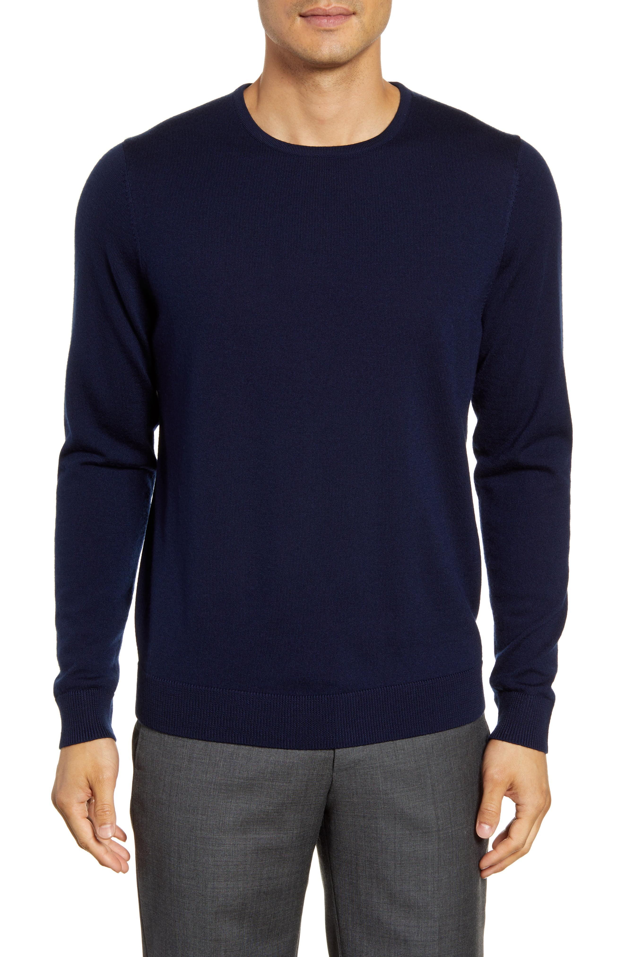 Nordstrom Crewneck Merino Wool Sweater in Blue for Men - Lyst