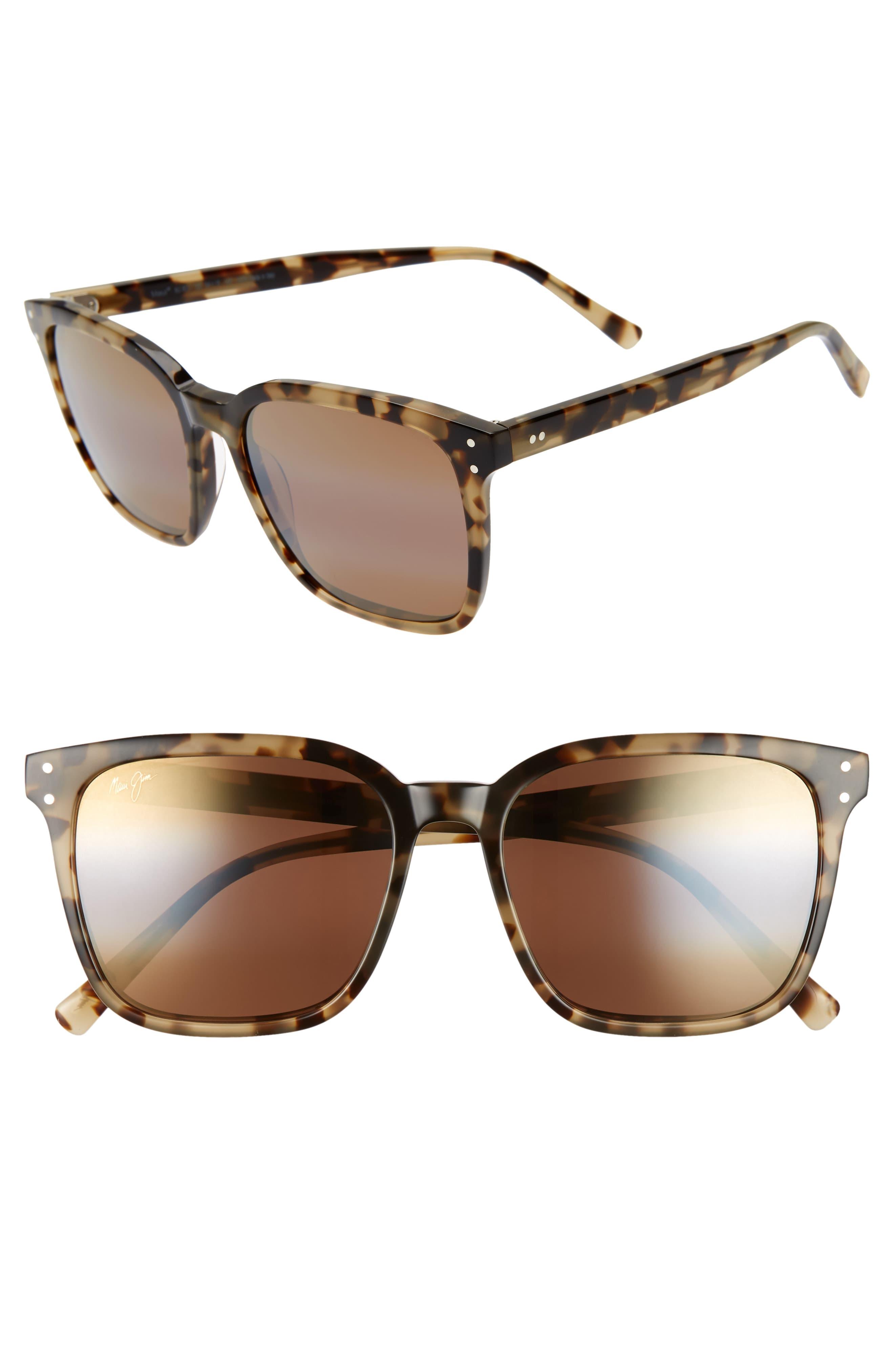 Maui Jim Westside 54mm Polarizedplus2 Square Sunglasses - Olive ...