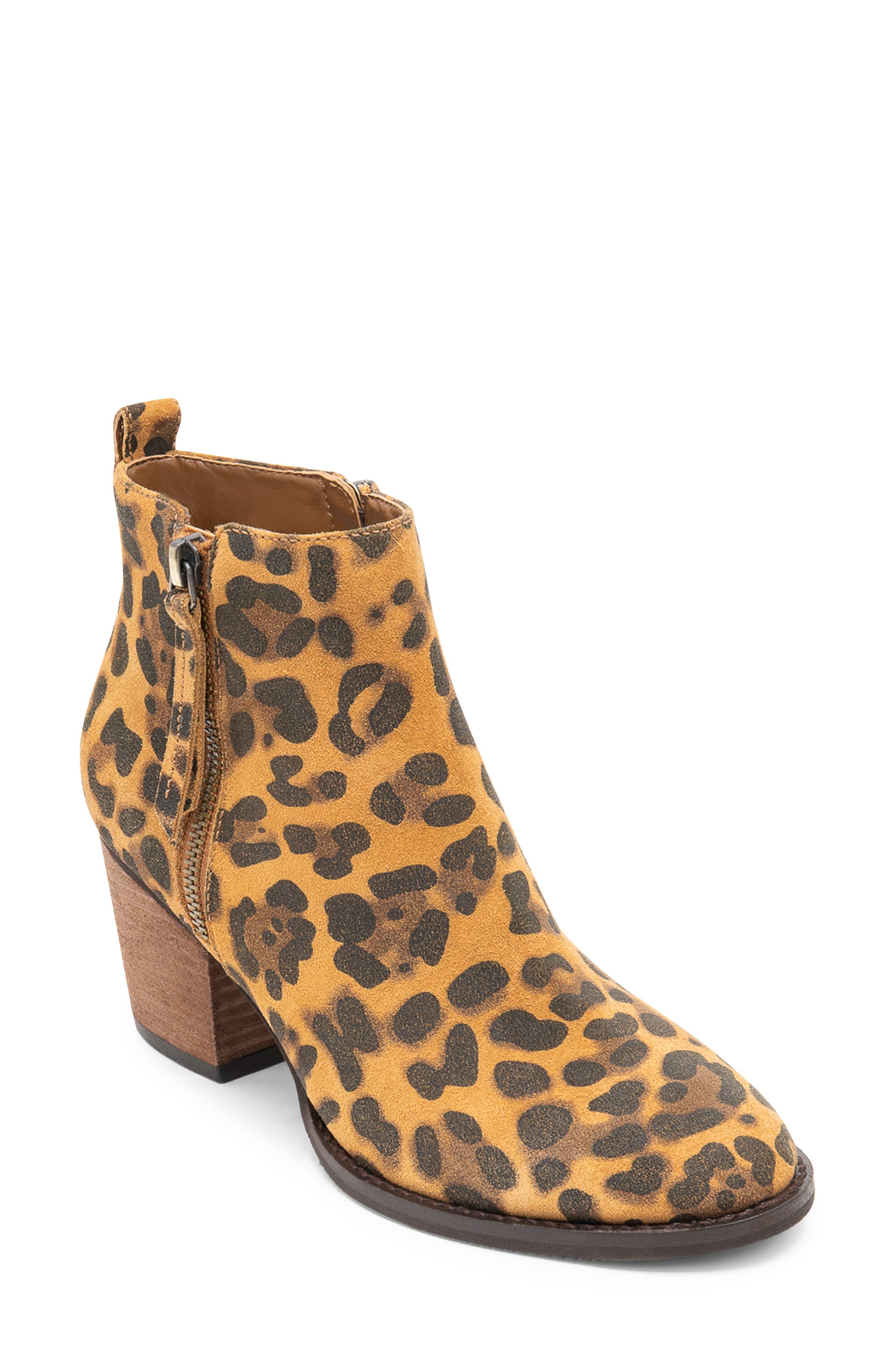 blondo leopard booties