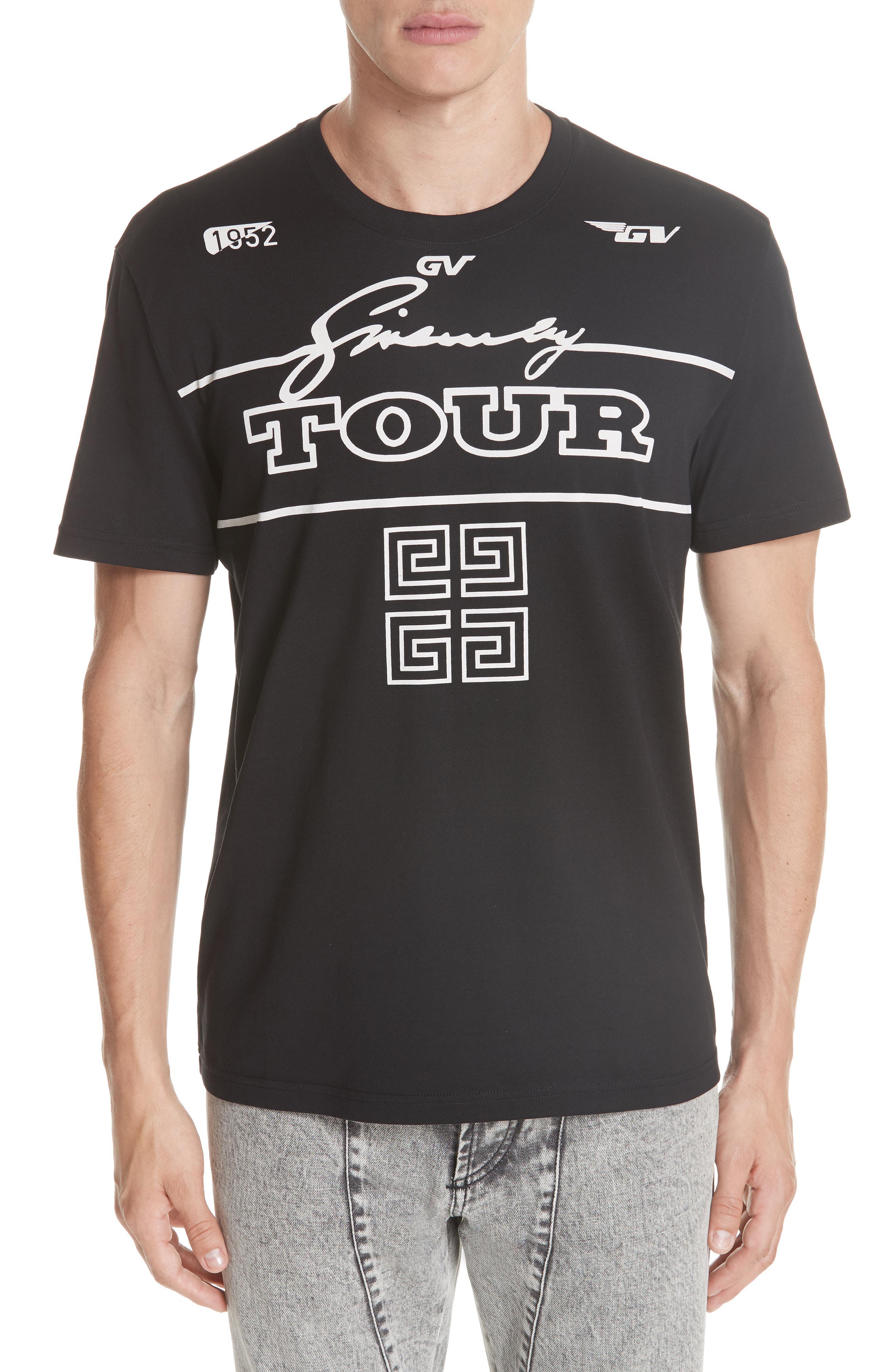 Givenchy Cotton 4g Logo Tour T-shirt in 