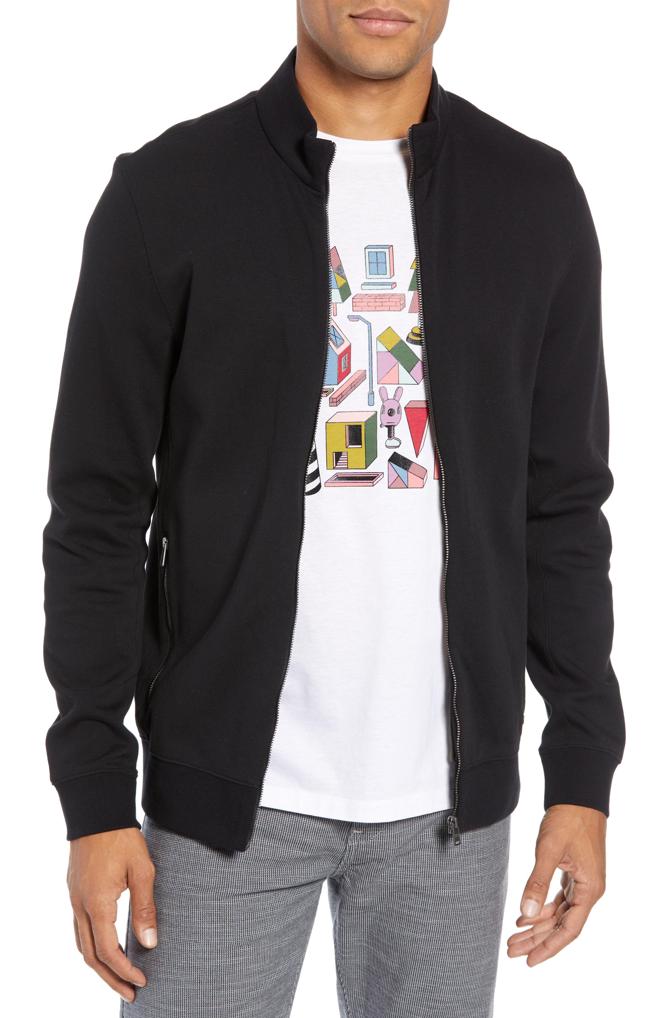 hugo boss black zip jacket