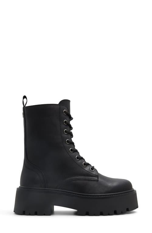 ALDO Moimas Lug Sole Combat Boot in Black Lyst