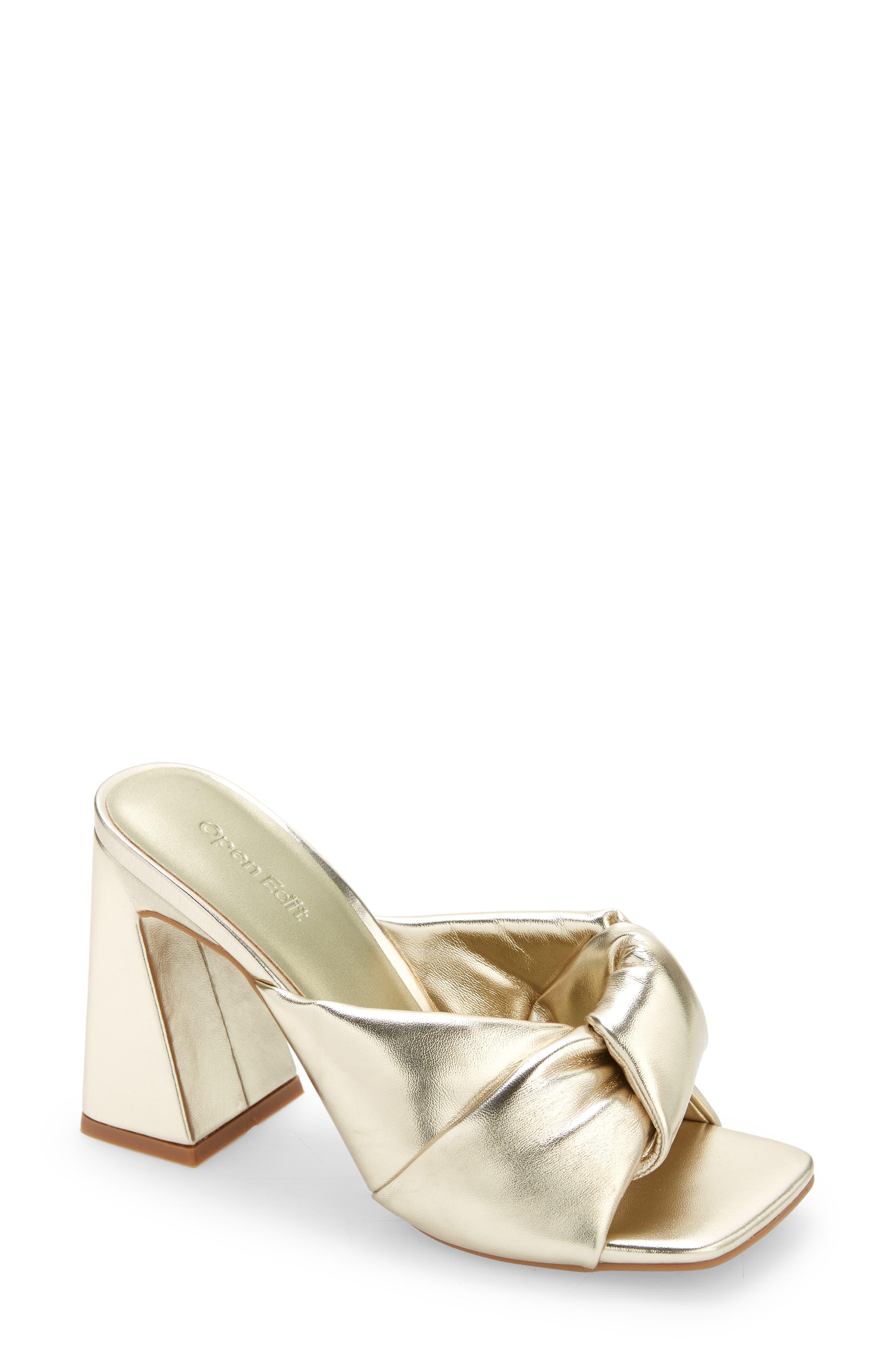 Open Edit Saydee Sandal in Natural | Lyst