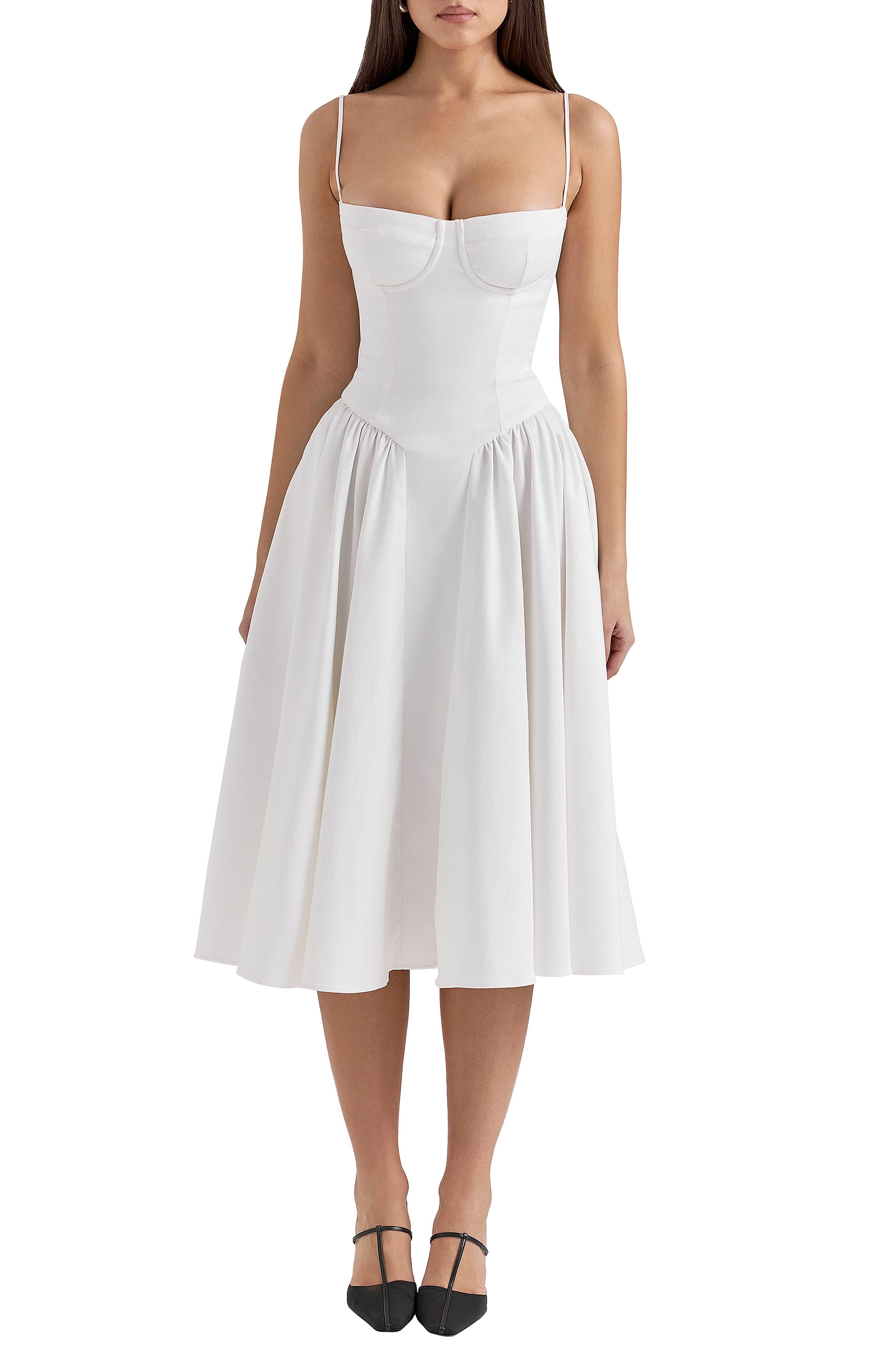 bias cut wedding dress patterns Clara Gown | Slip PASS length hem with a Eliza J Long Sleeve Color:Style C
