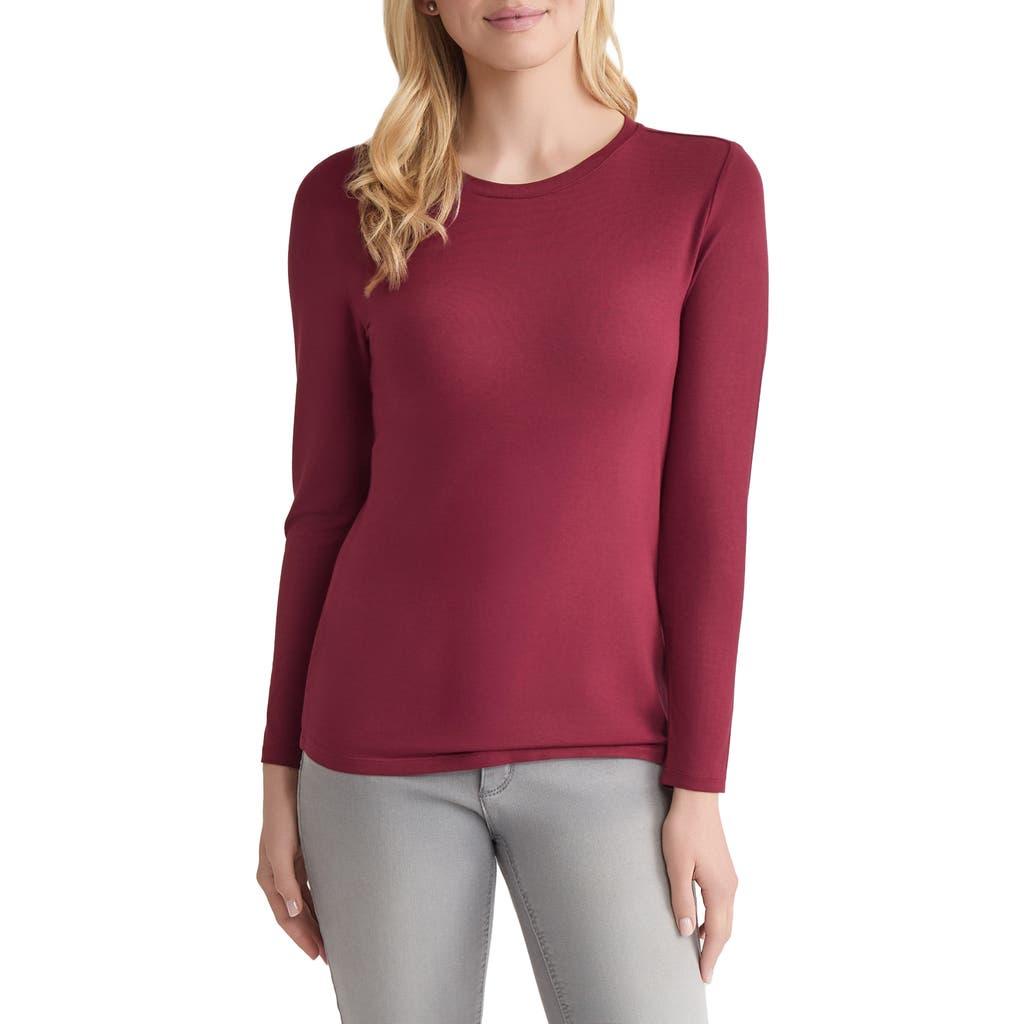 売れ筋商品|||ジョーンズニューヨーク カットソー トップス レディース Joned New York Women's Extended-Shoulder Crewneck Top Rouge Jones New York T-shirts for Women | Online Sale up to 66