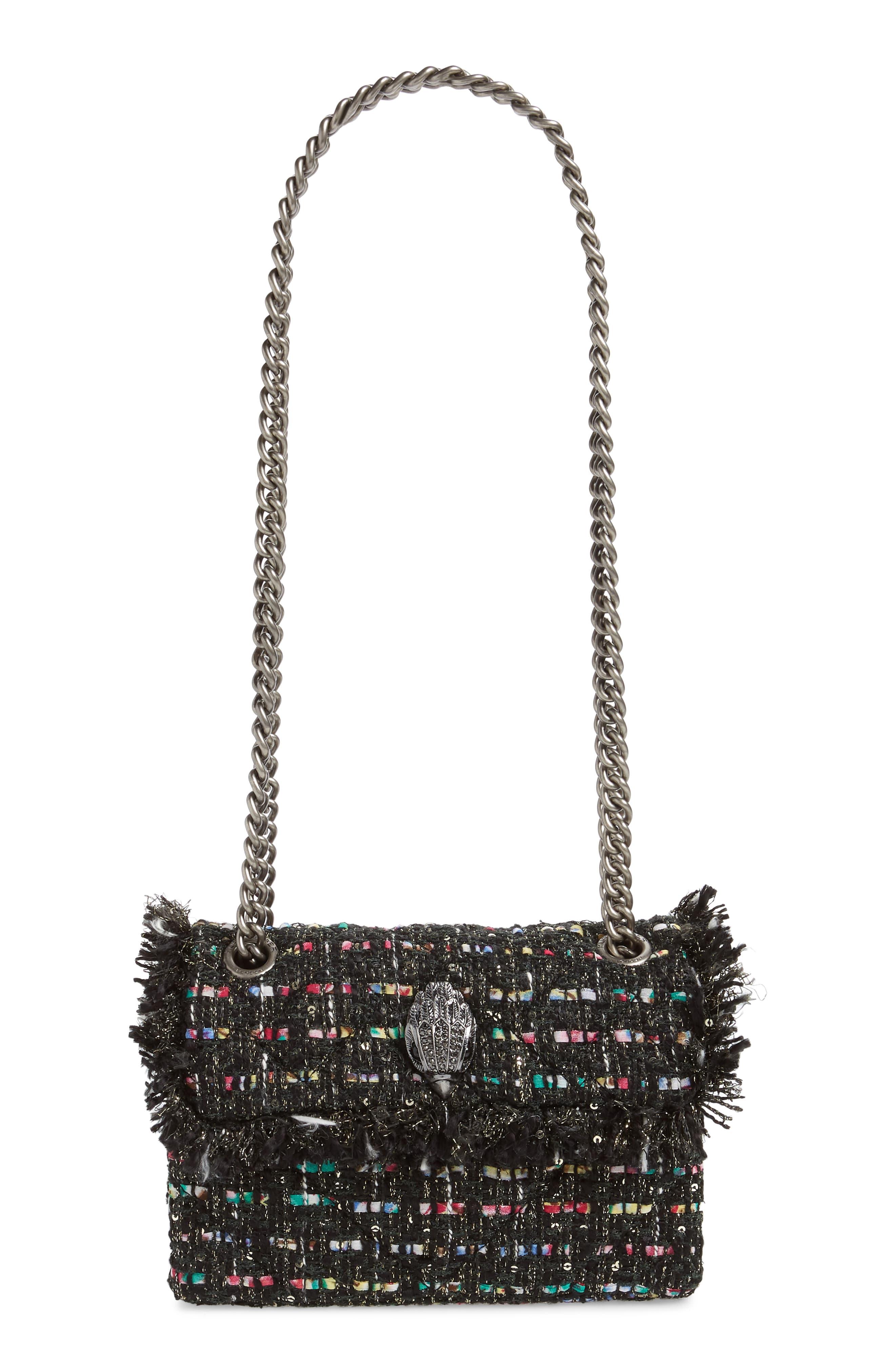 Kurt Geiger Mini Kensington X Tweed Shoulder Bag - Lyst