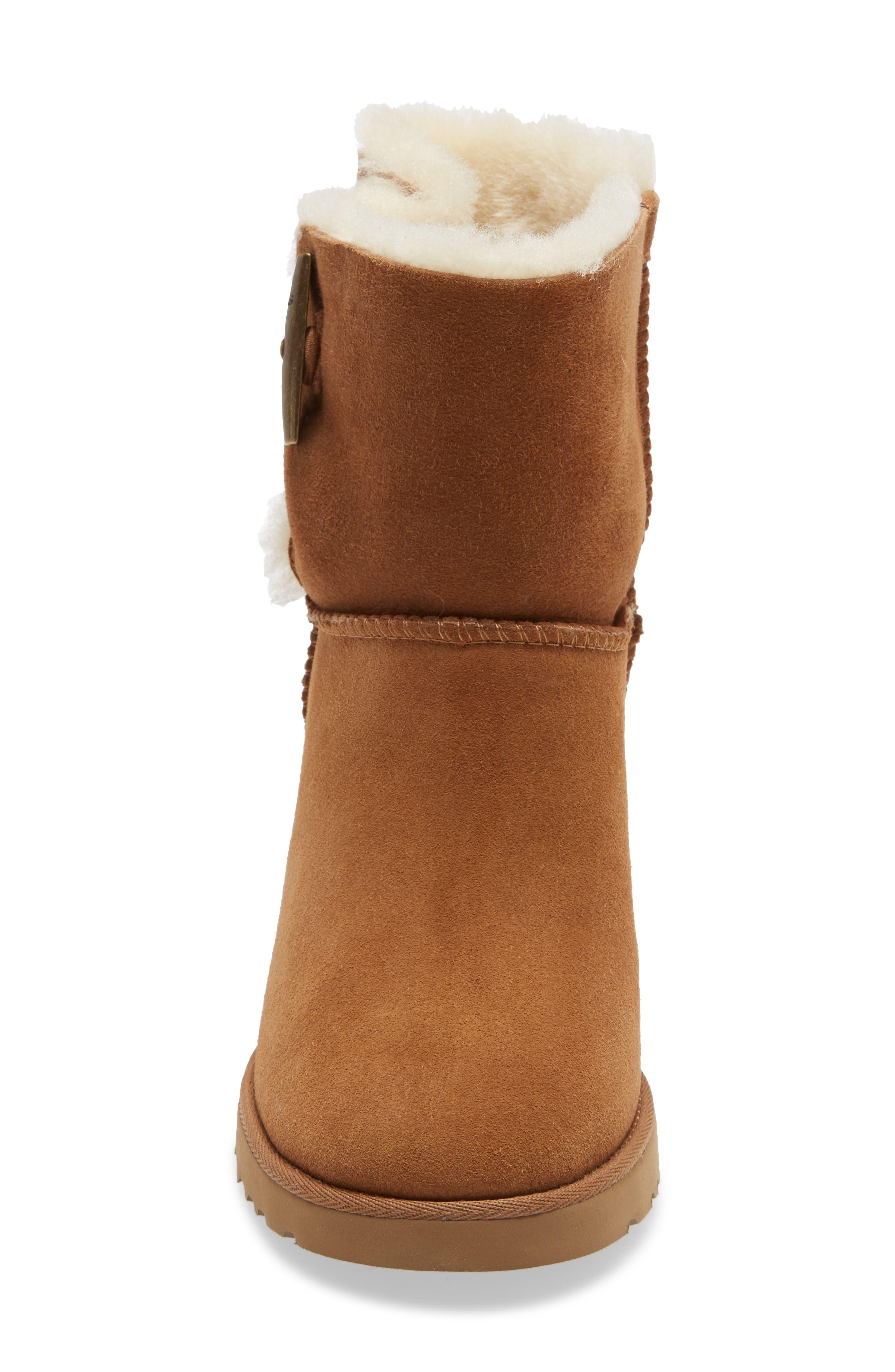 UGG ugg(r) Classic Femme toggle Wedge Boot in Brown | Lyst