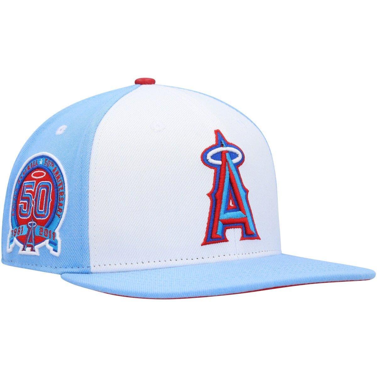 Men's Los Angeles Lakers Pro Standard White/Light Blue Ice Cream Drip Snapback  Hat