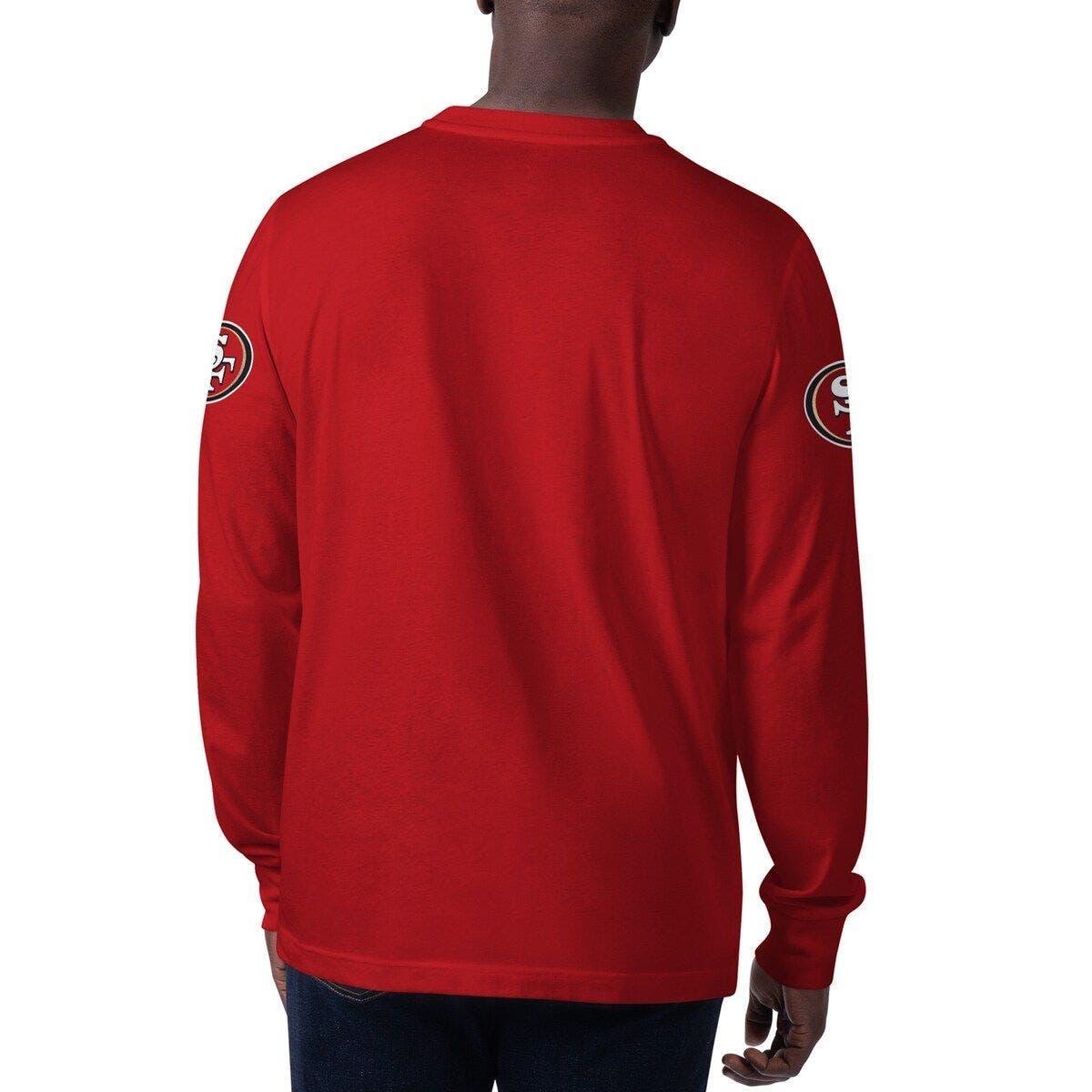 Starter San Francisco 49ers Clutch Hit Long Sleeve T-shirt At Nordstrom in  Red for Men