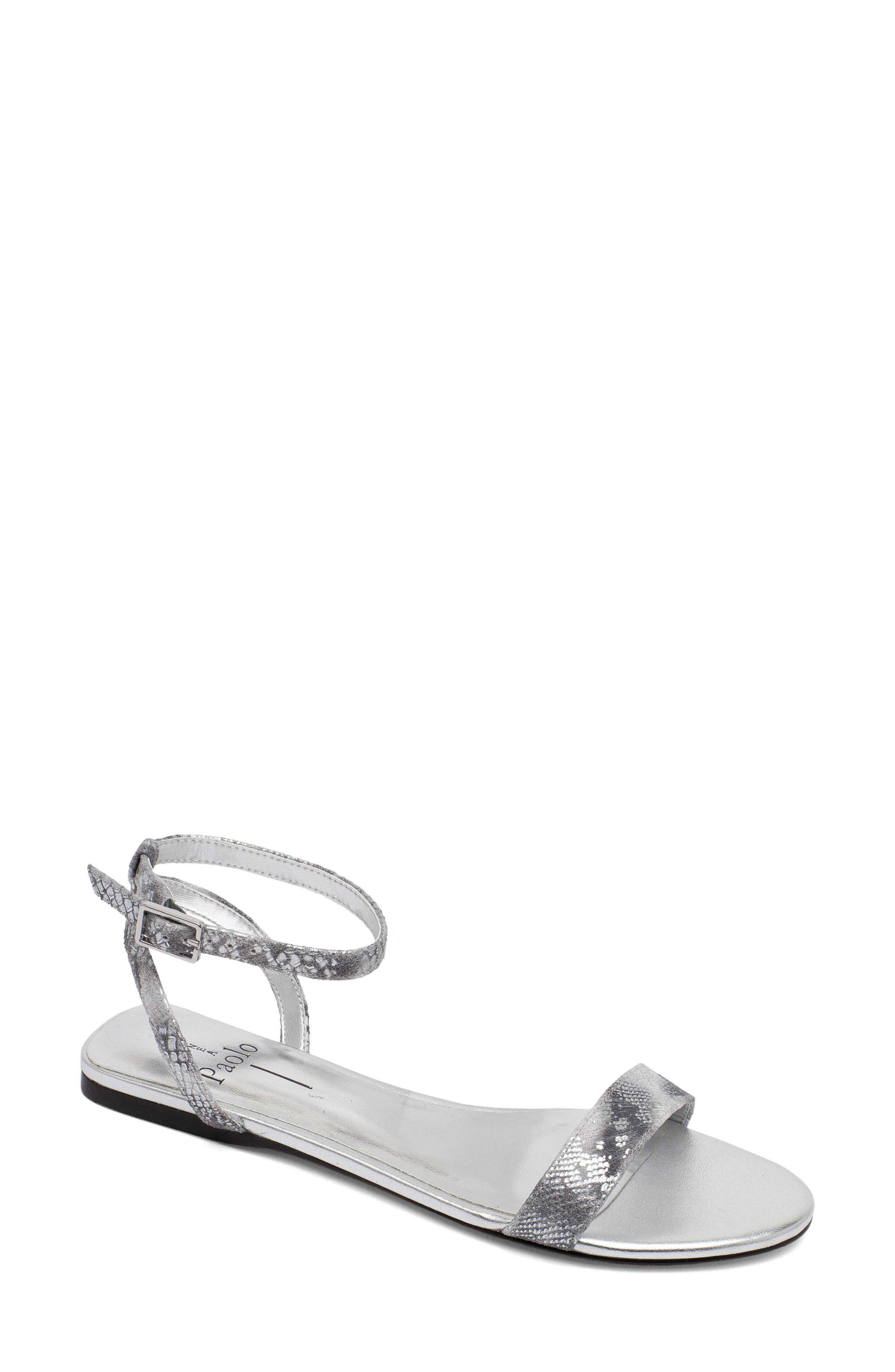 Linea Paolo Luela 2 Ankle Strap Sandal in White | Lyst
