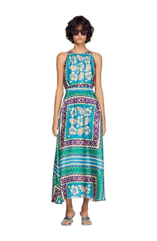 green emerald velvet dress Diane Rhinestone Knit Maxi Dress Navy Blue