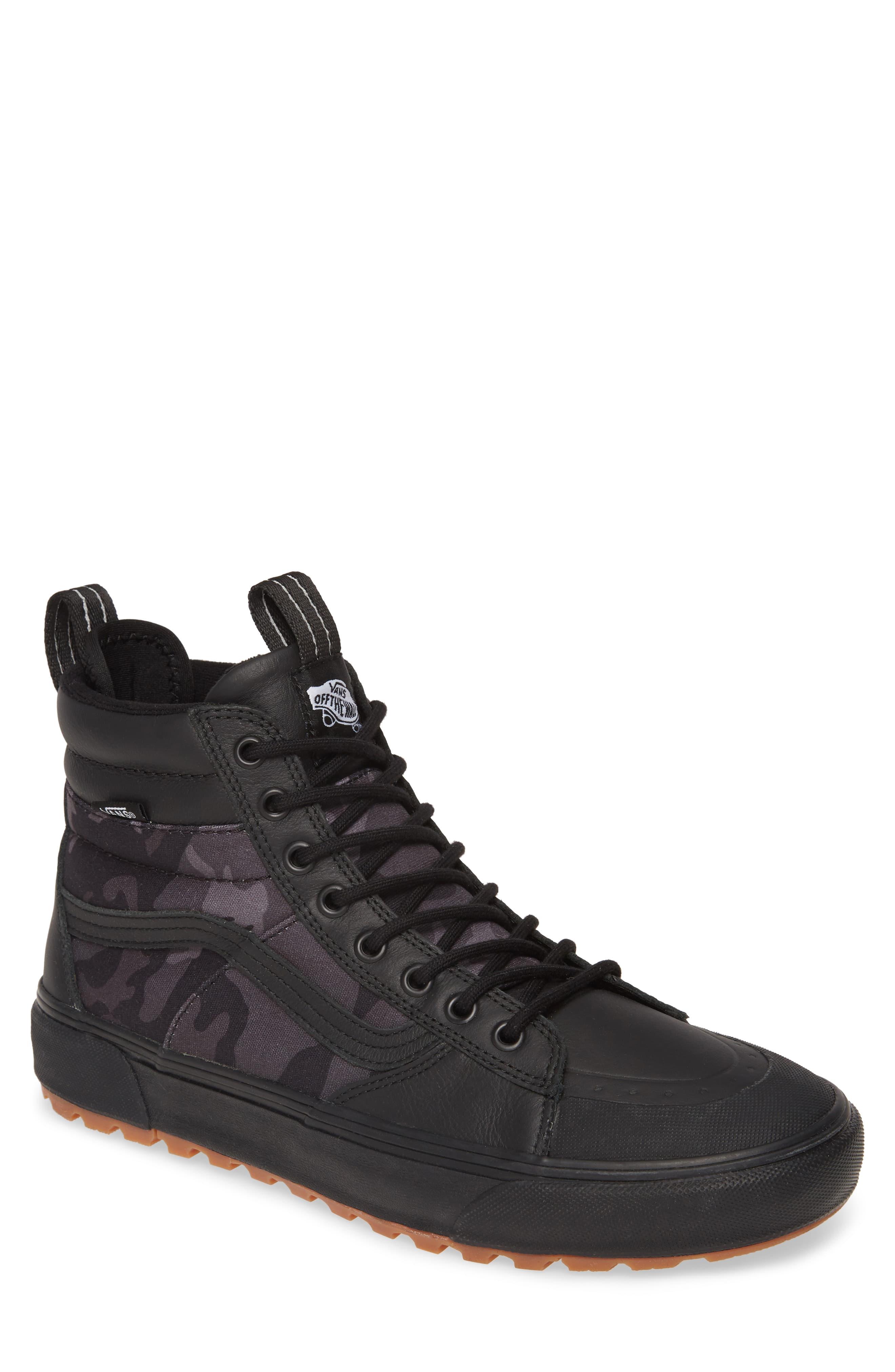 vans sk8 hi mte black camo