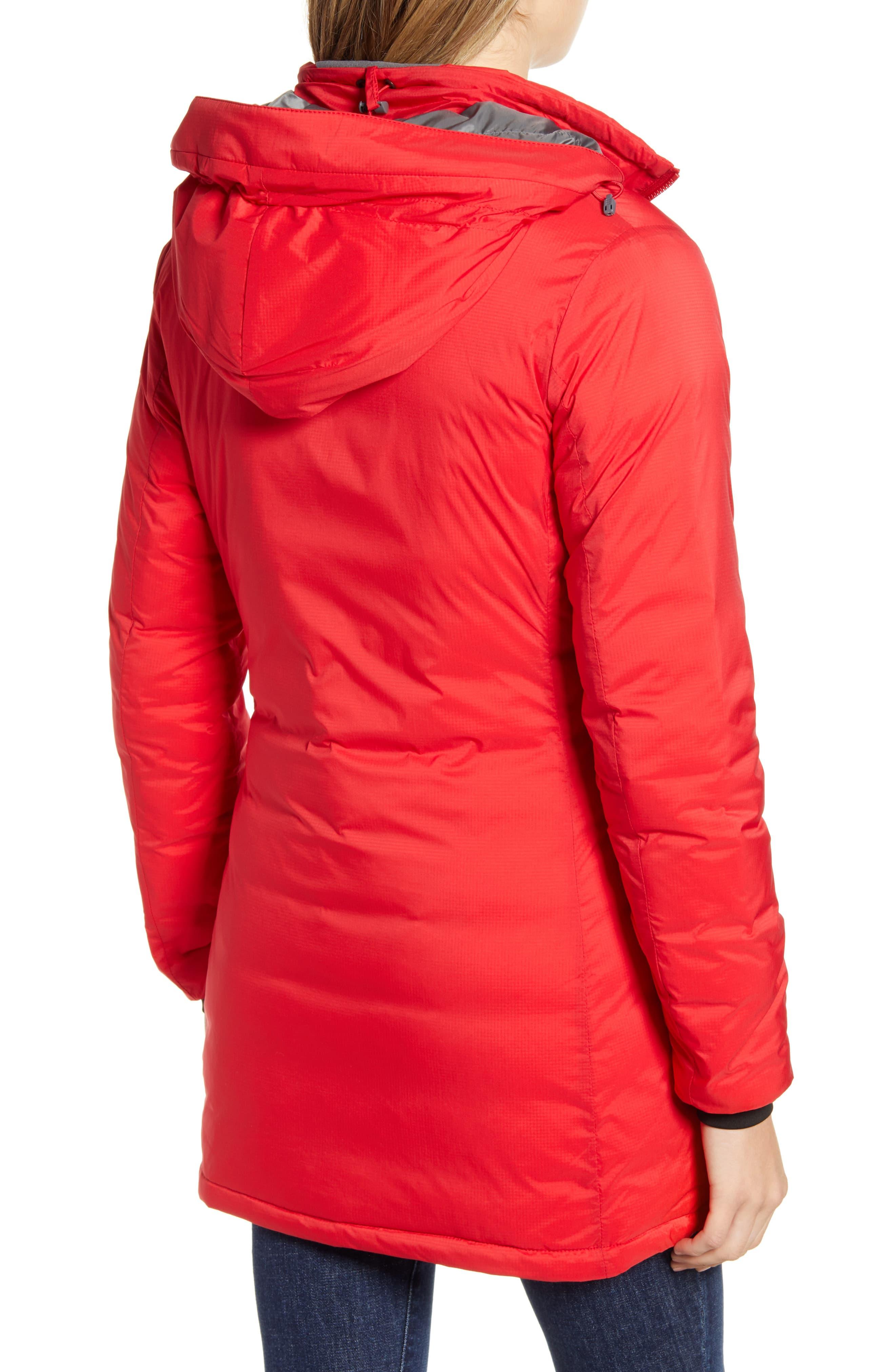 Canada Goose Camp Hooded Down Jacket In Red Lyst
