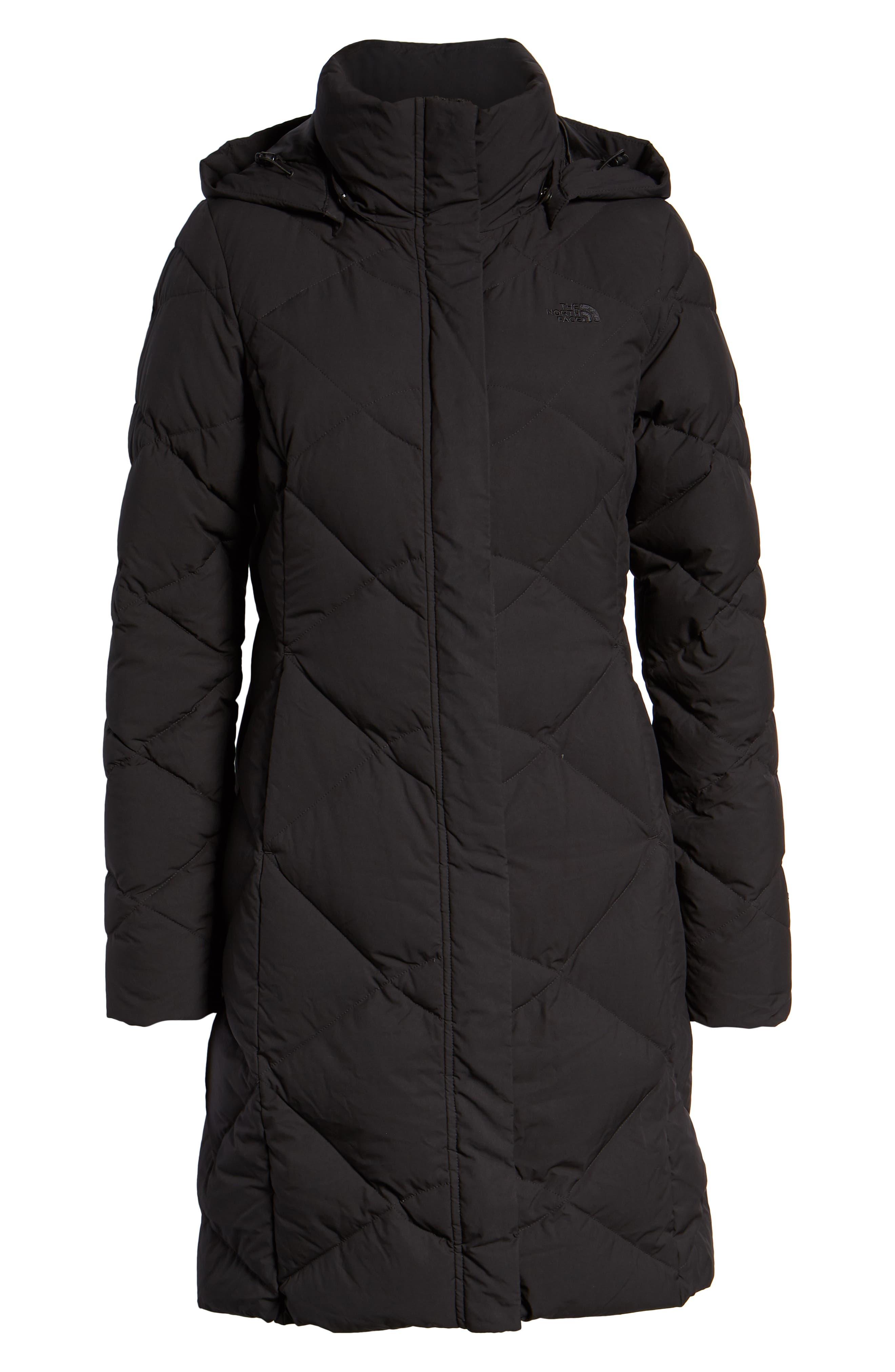 The North Face Miss Metro Ii Hooded Water Resistant Down Parka in Black |  Lyst