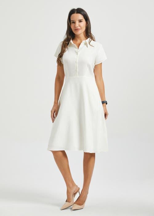 green emerald velvet dress Fit And Flare Shirt Dress