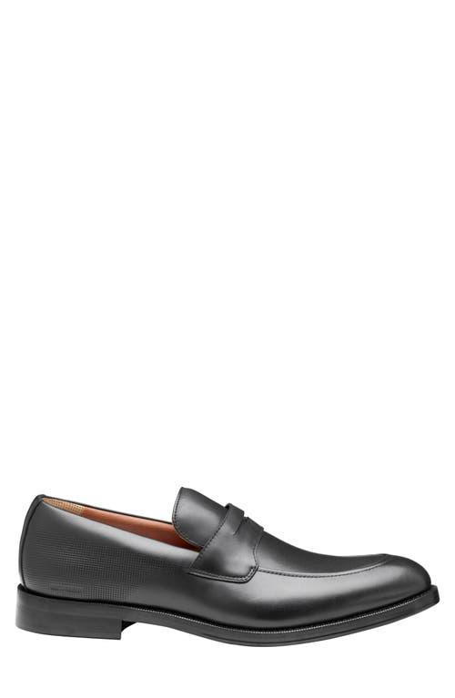 Johnston & Murphy Donnell Penny Herren 10,5 M Schwarz Halbschuhe