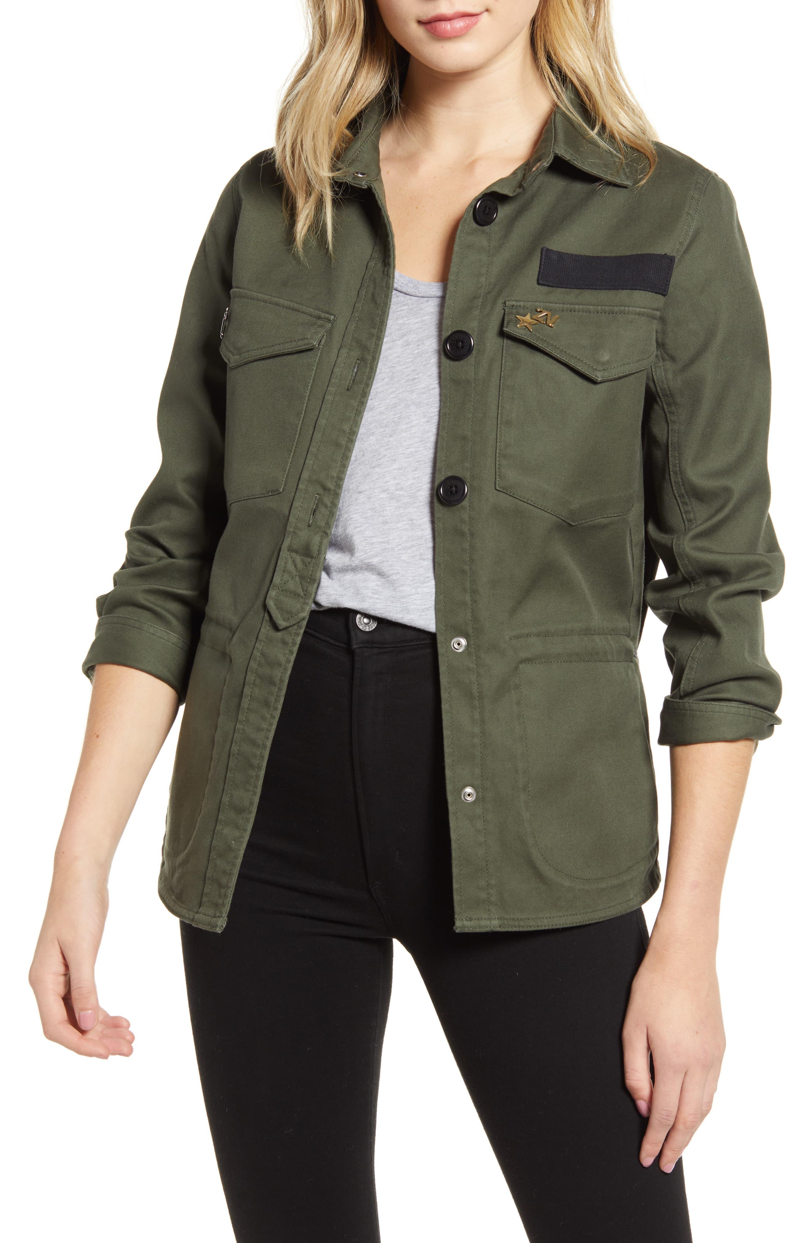 Zadig & Voltaire Cotton Military Jacket in Green - Lyst
