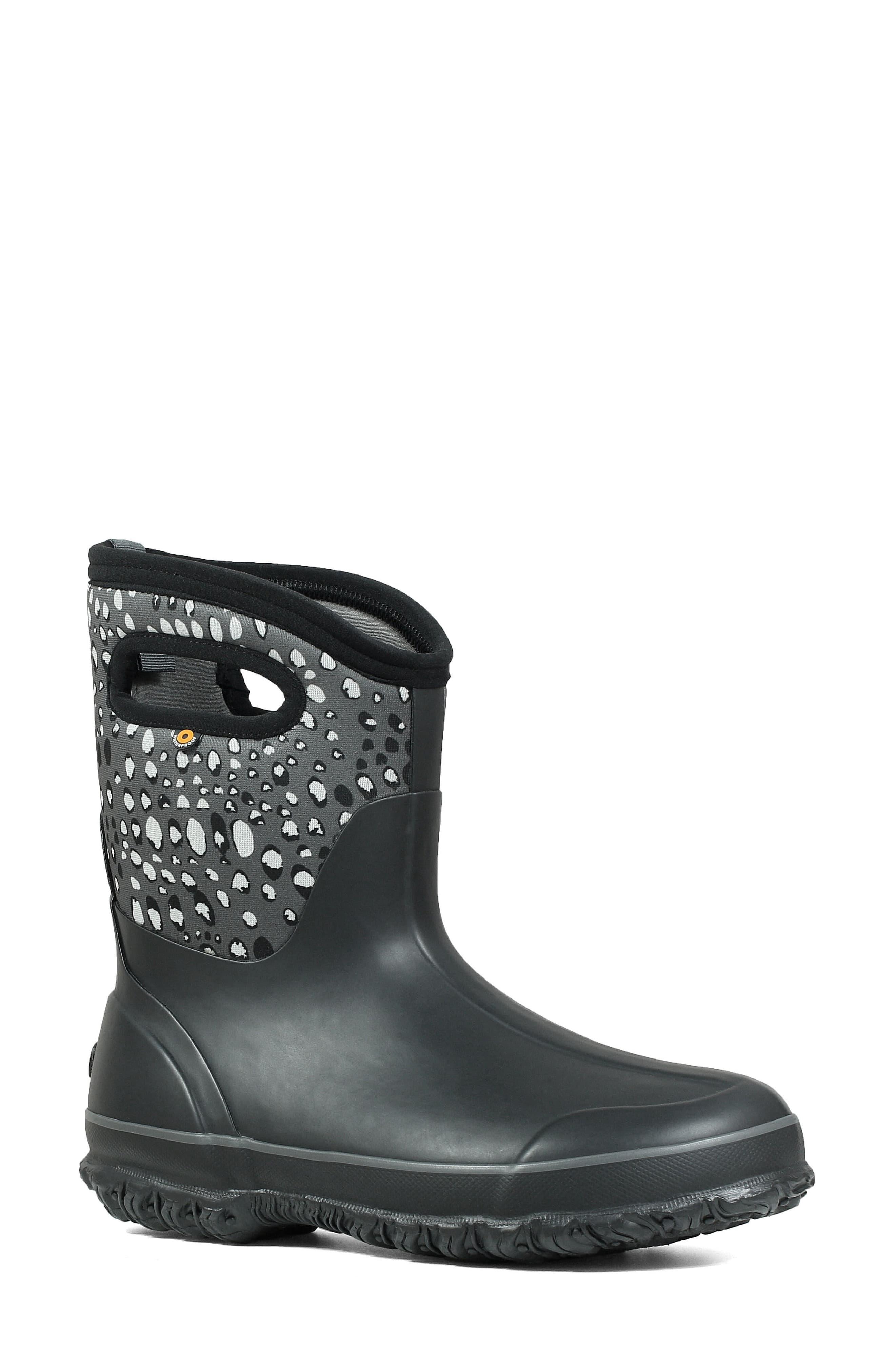 bogs lined rain boots