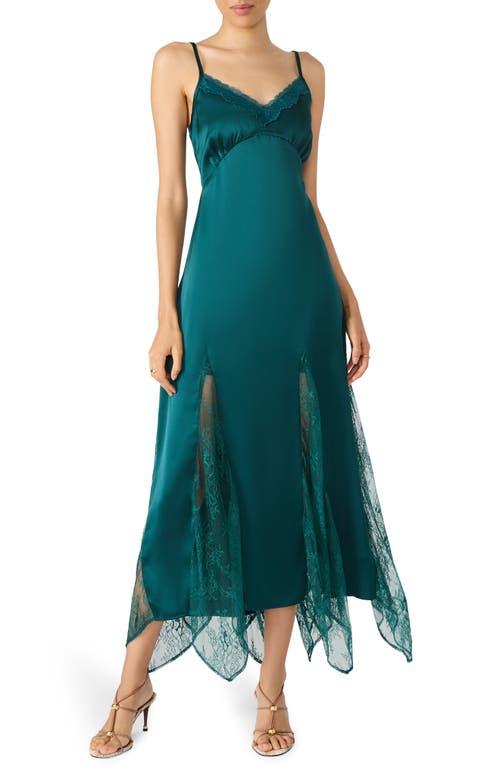 steve madden green velvet dress Off the shoulder Dark Green Velvet High split Prom Dress with detachable train main image 1