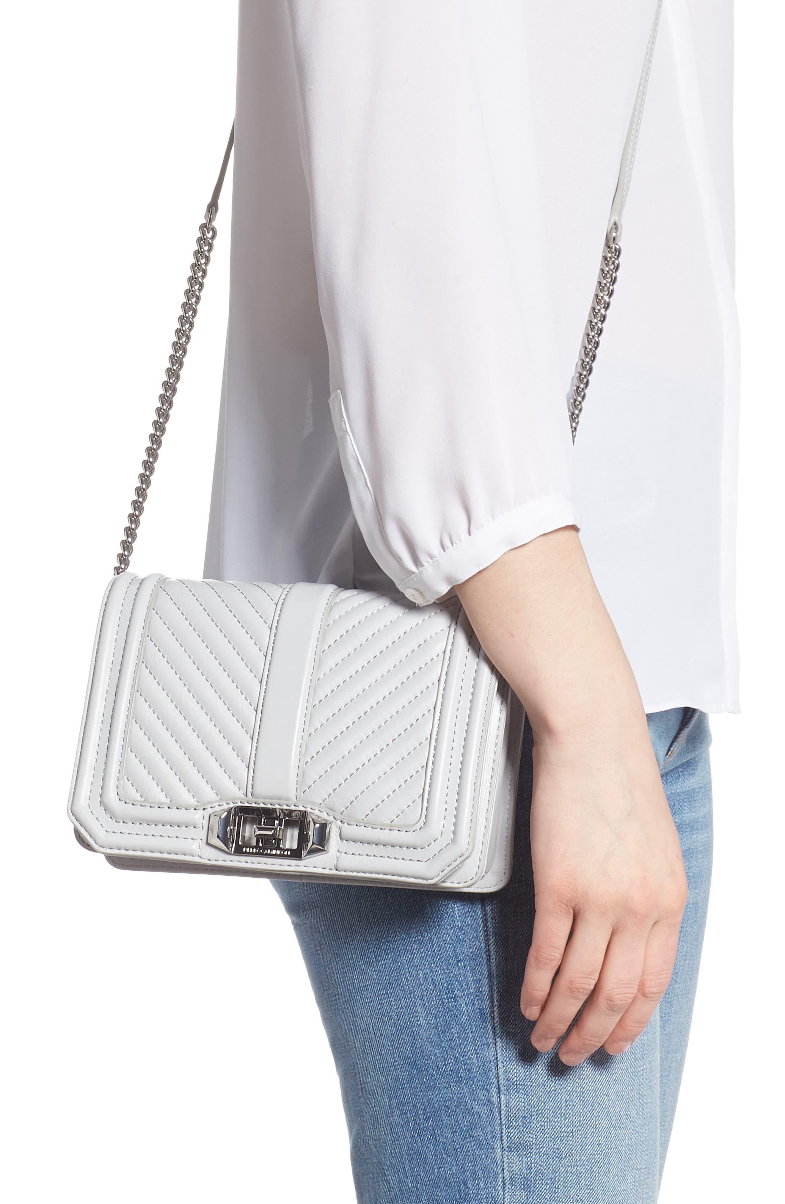 Small love leather crossbody bag sale
