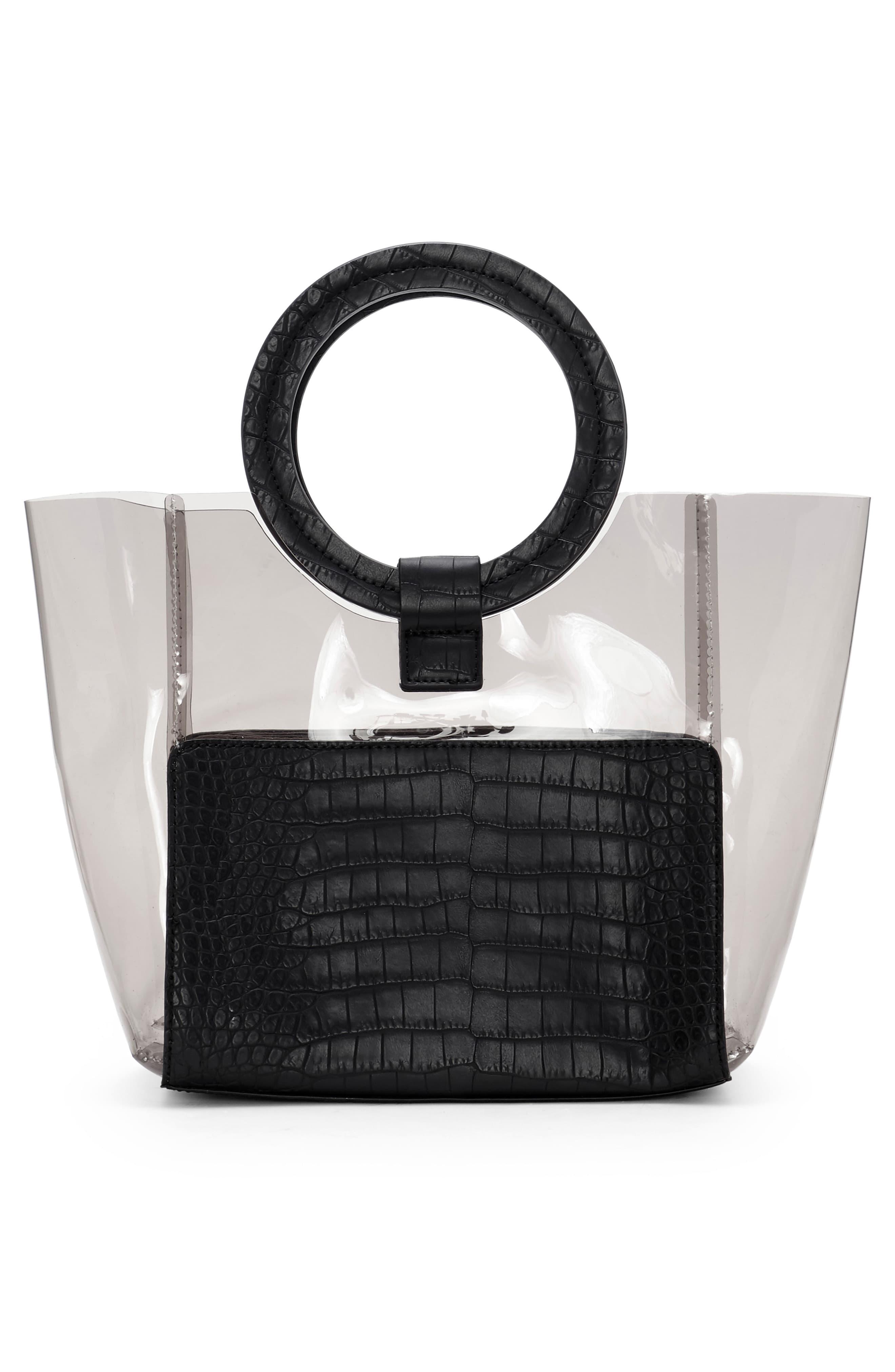 vince camuto faux leather tote