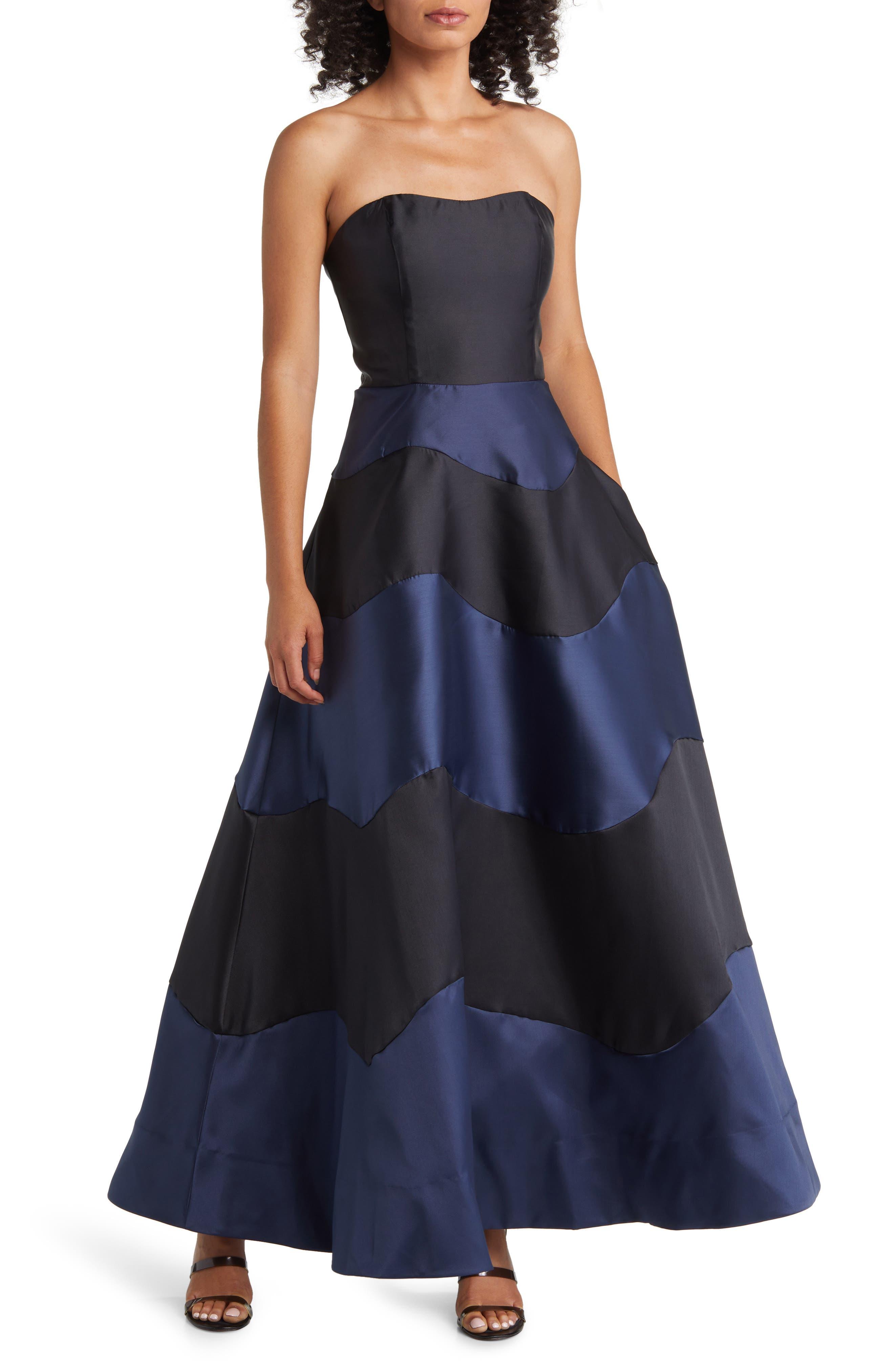 Hutch colorblock high low sales dress
